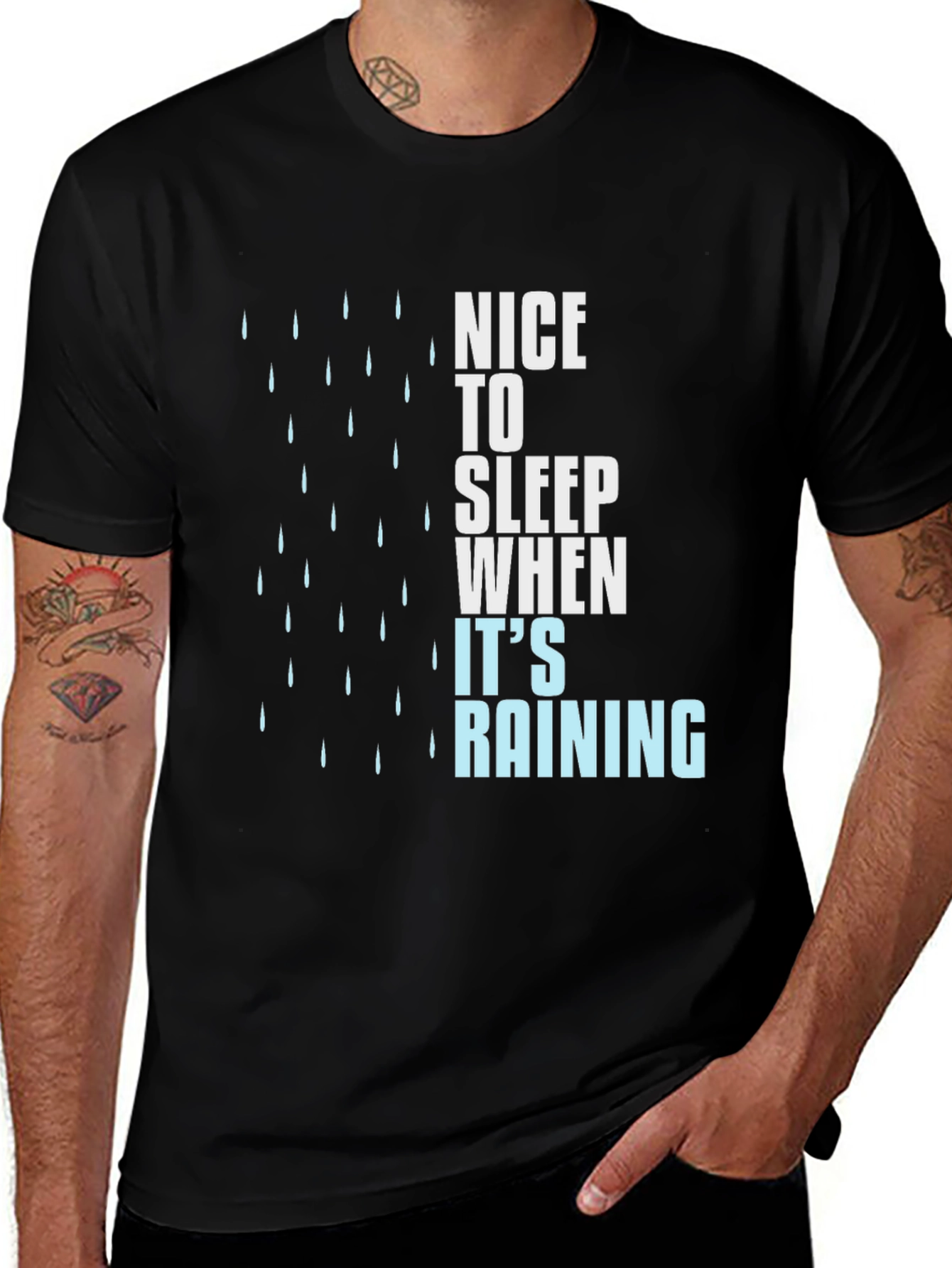 Variant 21 of Nice to Sleep When it's Raining T-Shirt