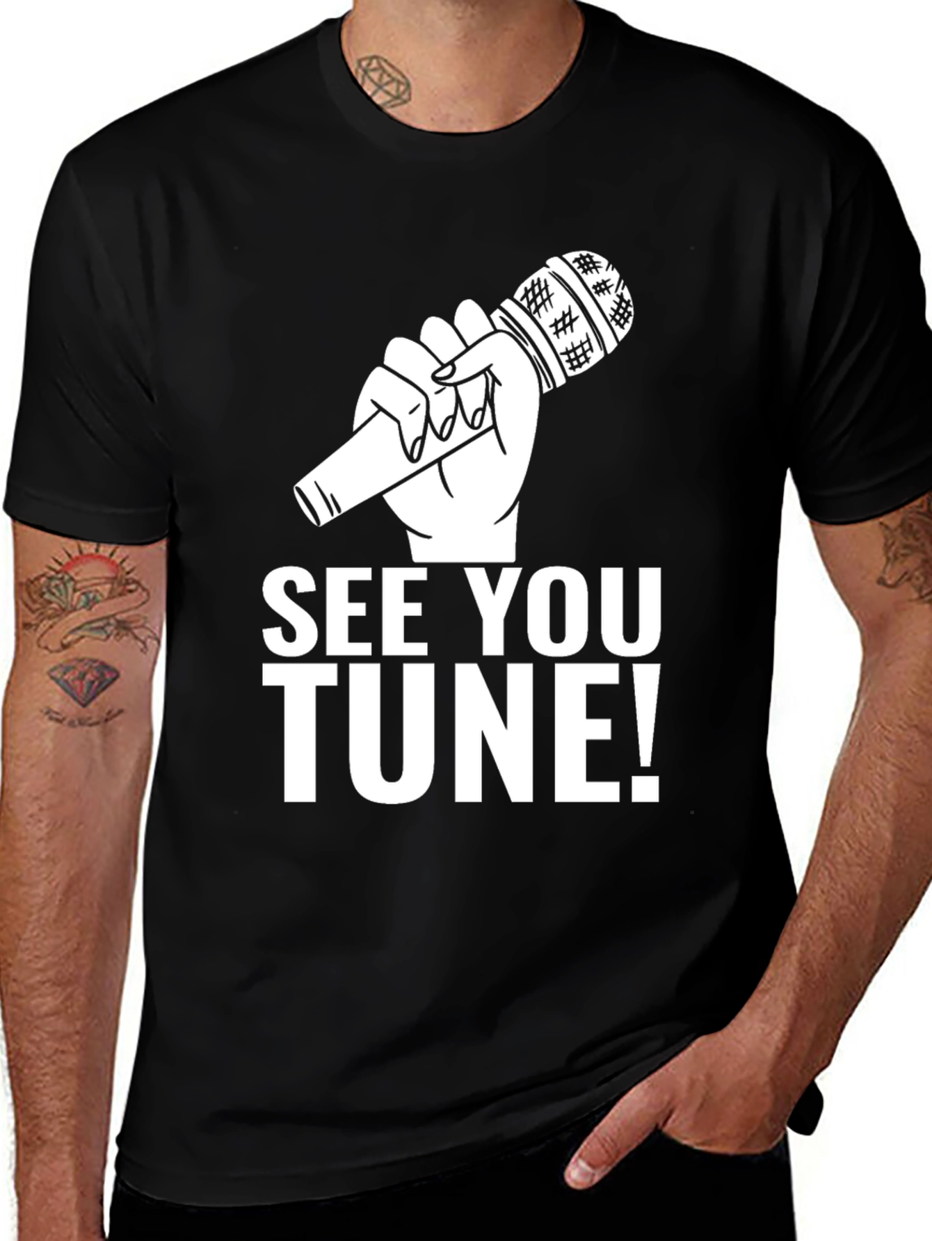 Variant 29 of See You Tune! Graphic Tee - Music Lover T-Shirt
