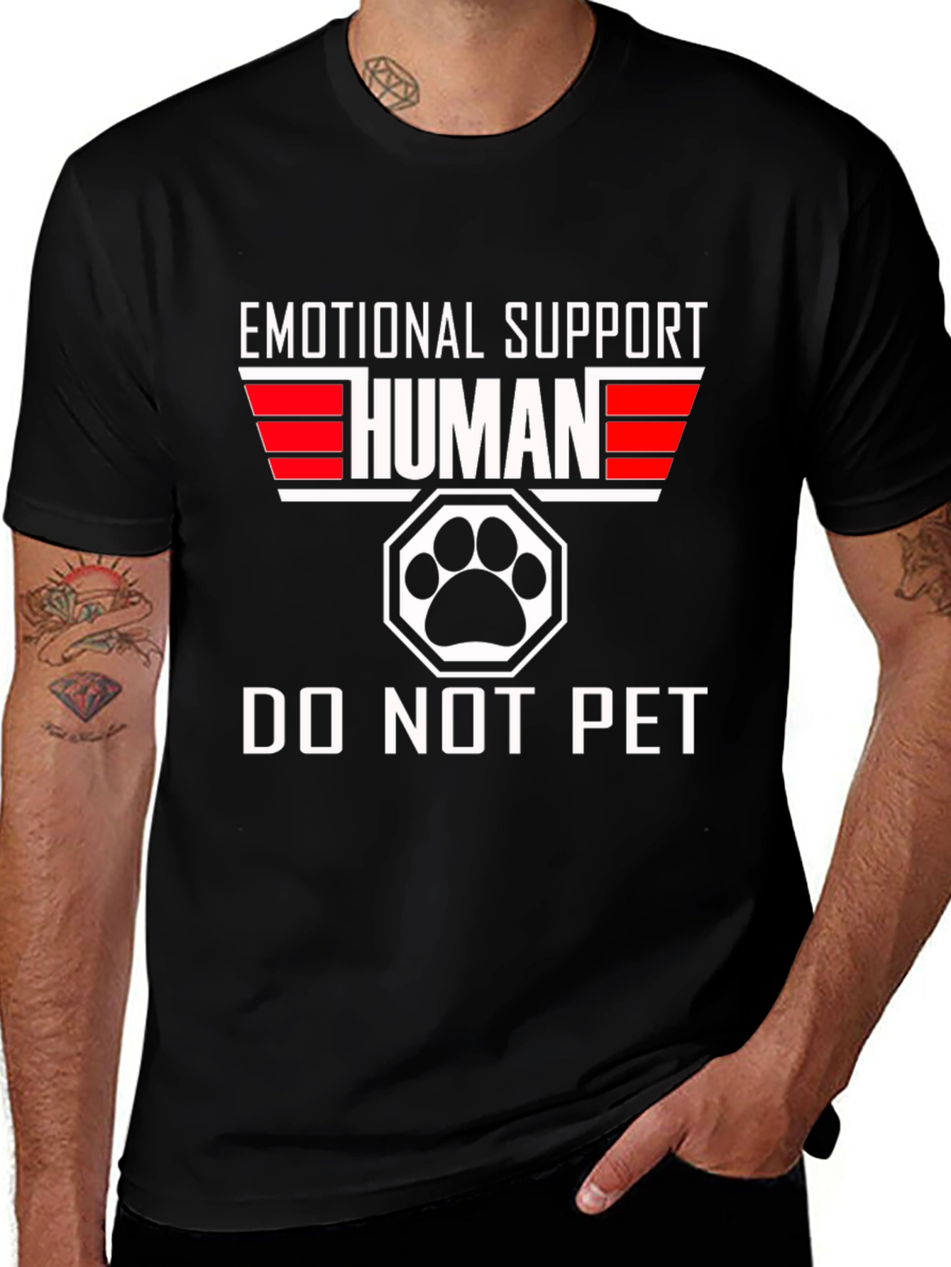 Emotional Support Human T-Shirt