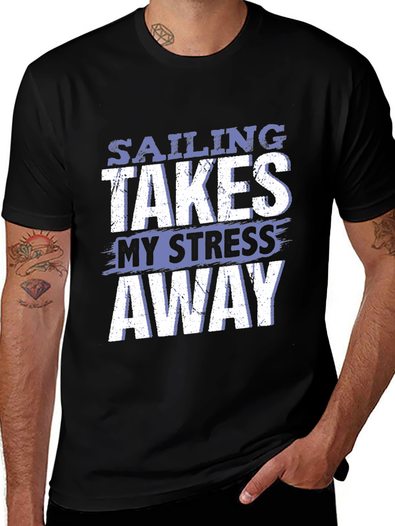 Variant 15 of Sailing Takes My Stress Away T-Shirt