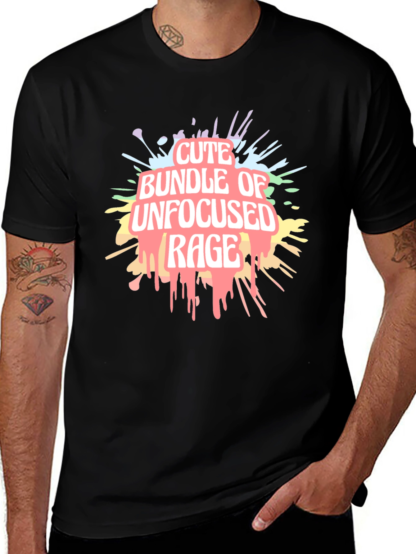 Variant 21 of Cute Bundle of Unfocused Rage Graphic Tee