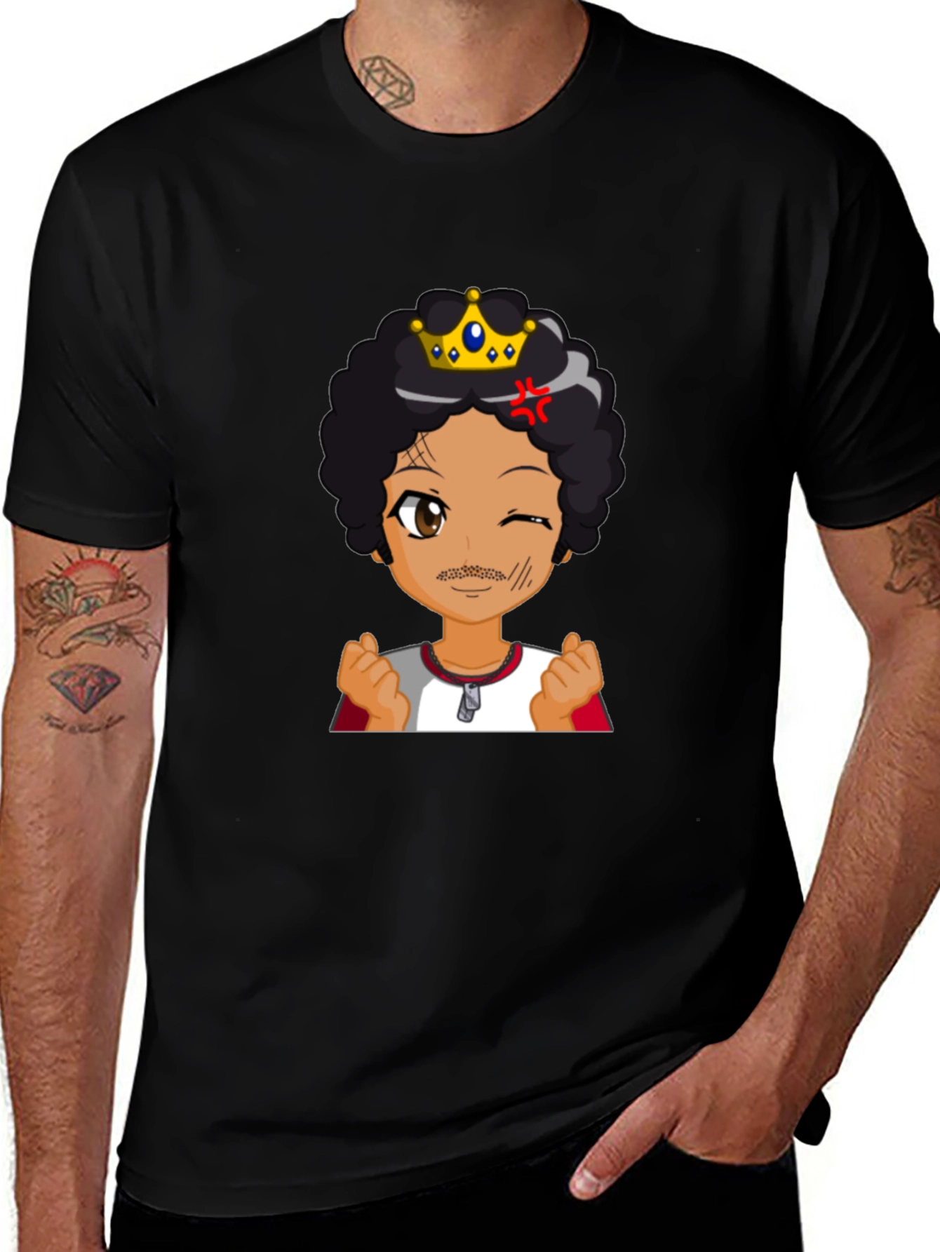 Variant 16 of Funny Cartoon King Men's T-Shirt