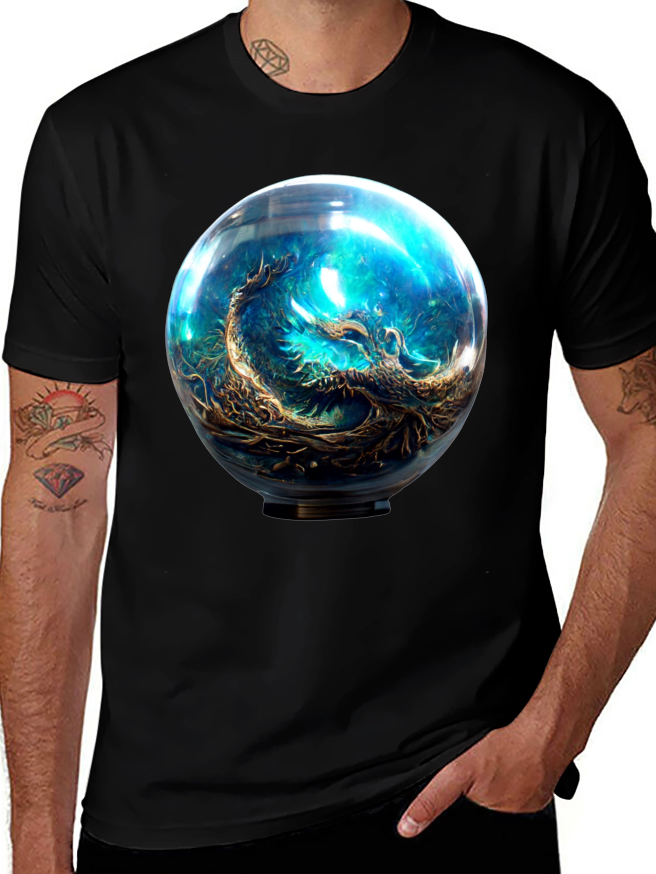 Variant 9 of Mystic Sphere Graphic Tee