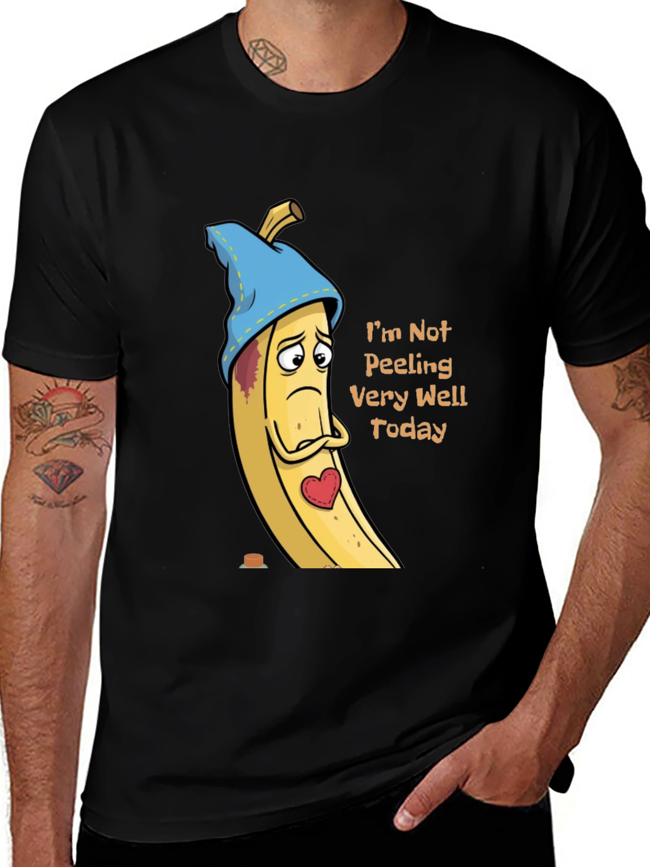 Variant 19 of Sad Banana T-Shirt - Funny Graphic Tee