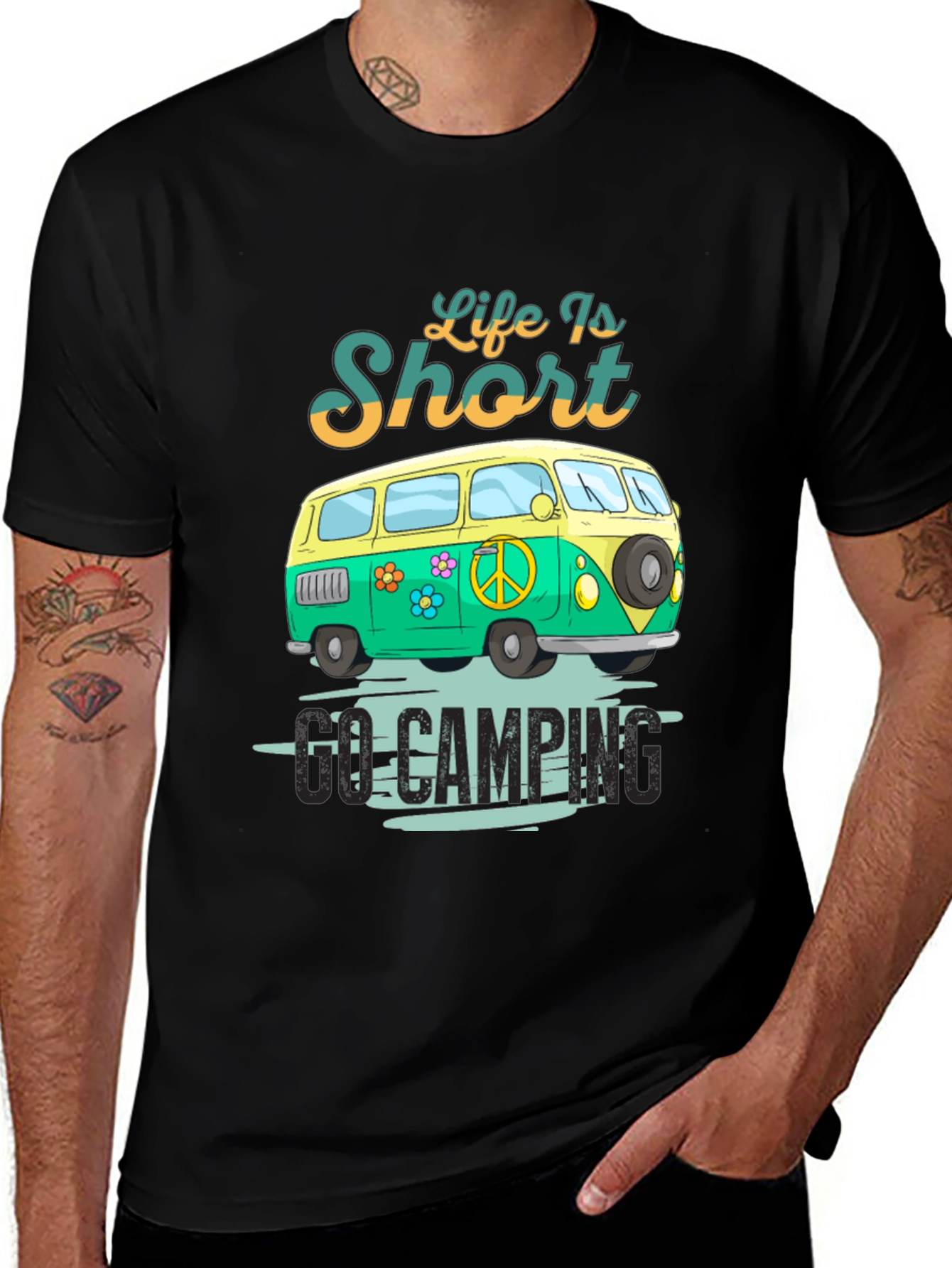 Variant 3 of Life Is Short Go Camping T-Shirt
