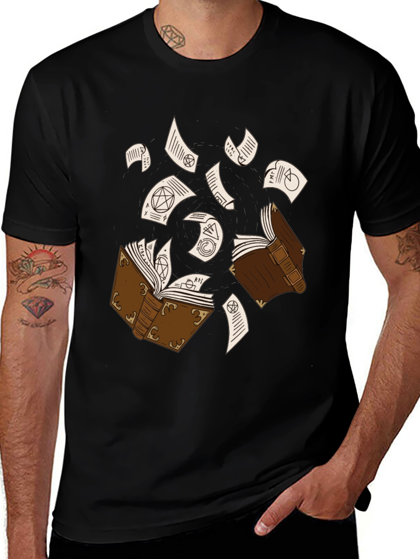 Variant 19 of Magic Spell Book Graphic T-Shirt - Unisex Design