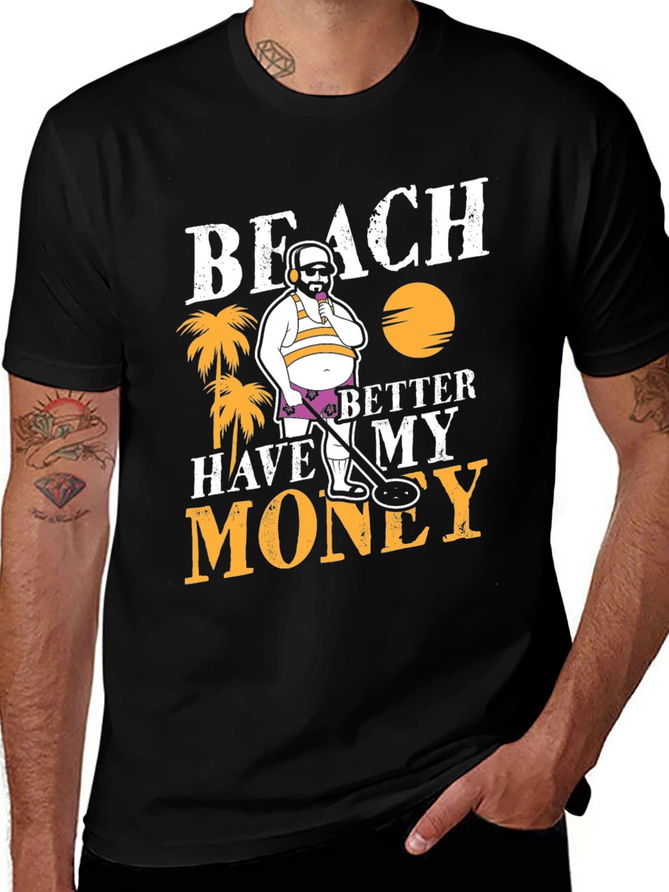 Variant 9 of Beach Better Have My Money Graphic T-Shirt