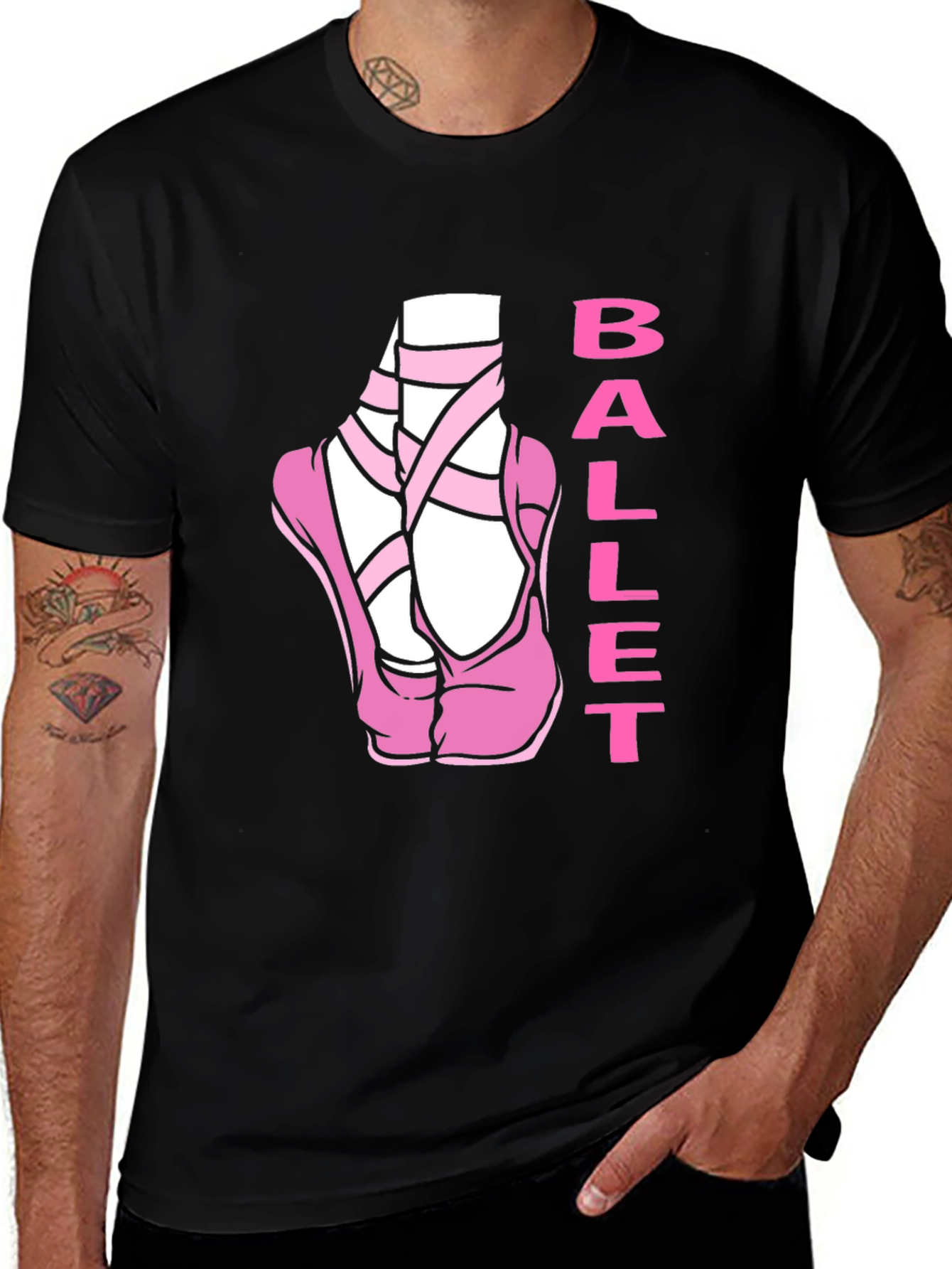 Variant 10 of Ballet Shoes T-Shirt - Dance Lover Tee