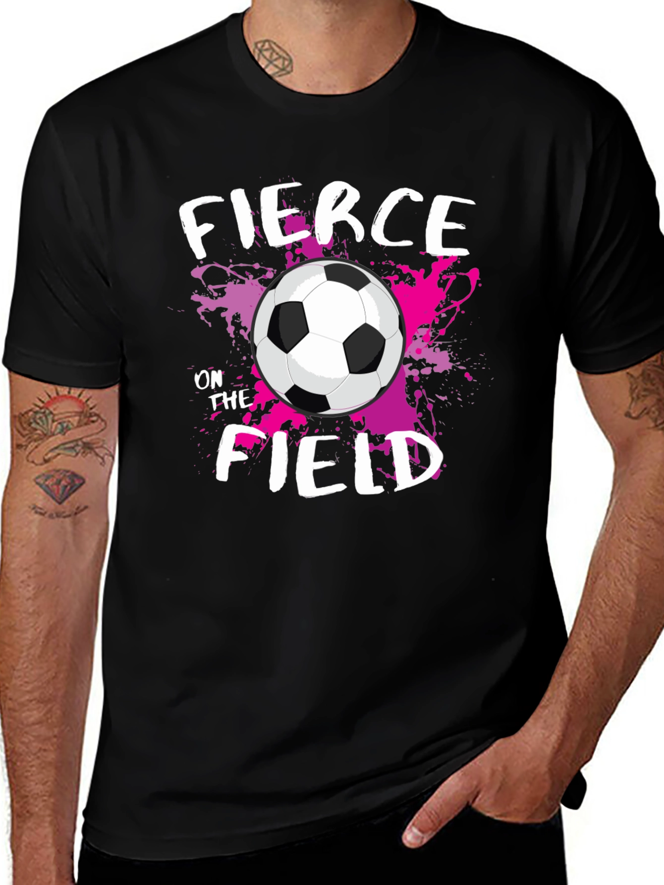 Variant 13 of Fierce On The Field Soccer Graphic T-Shirt