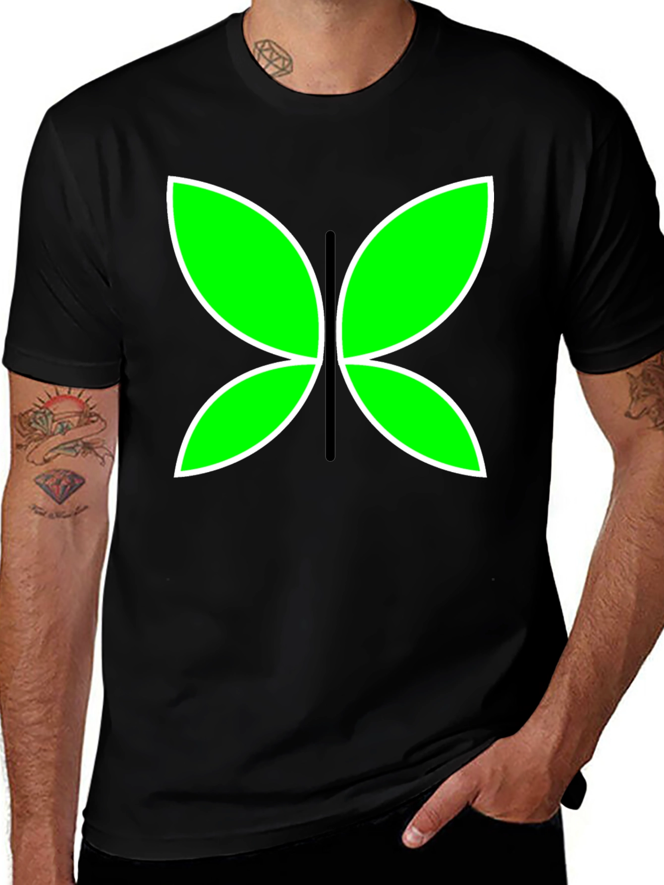 Variant 17 of Abstract Butterfly Graphic T-Shirt