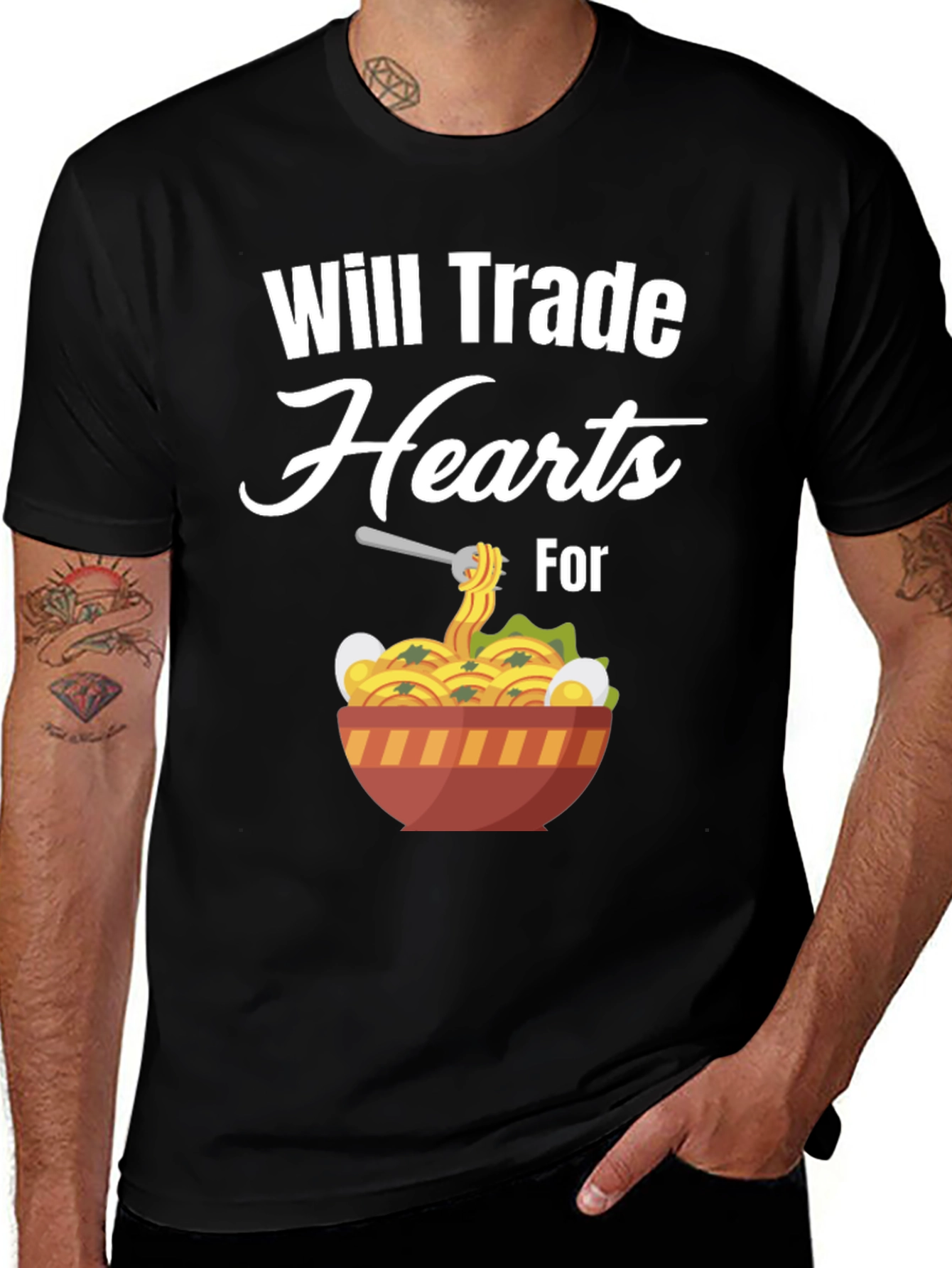 Variant 26 of Will Trade Hearts for Ramen T-Shirt