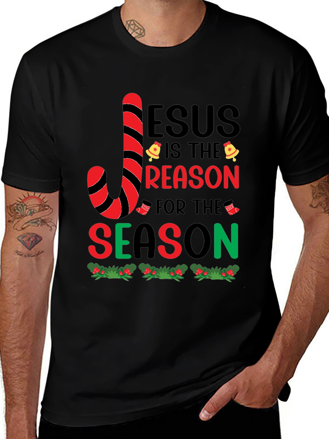 Jesus is the Reason for the Season Holiday T-Shirt
