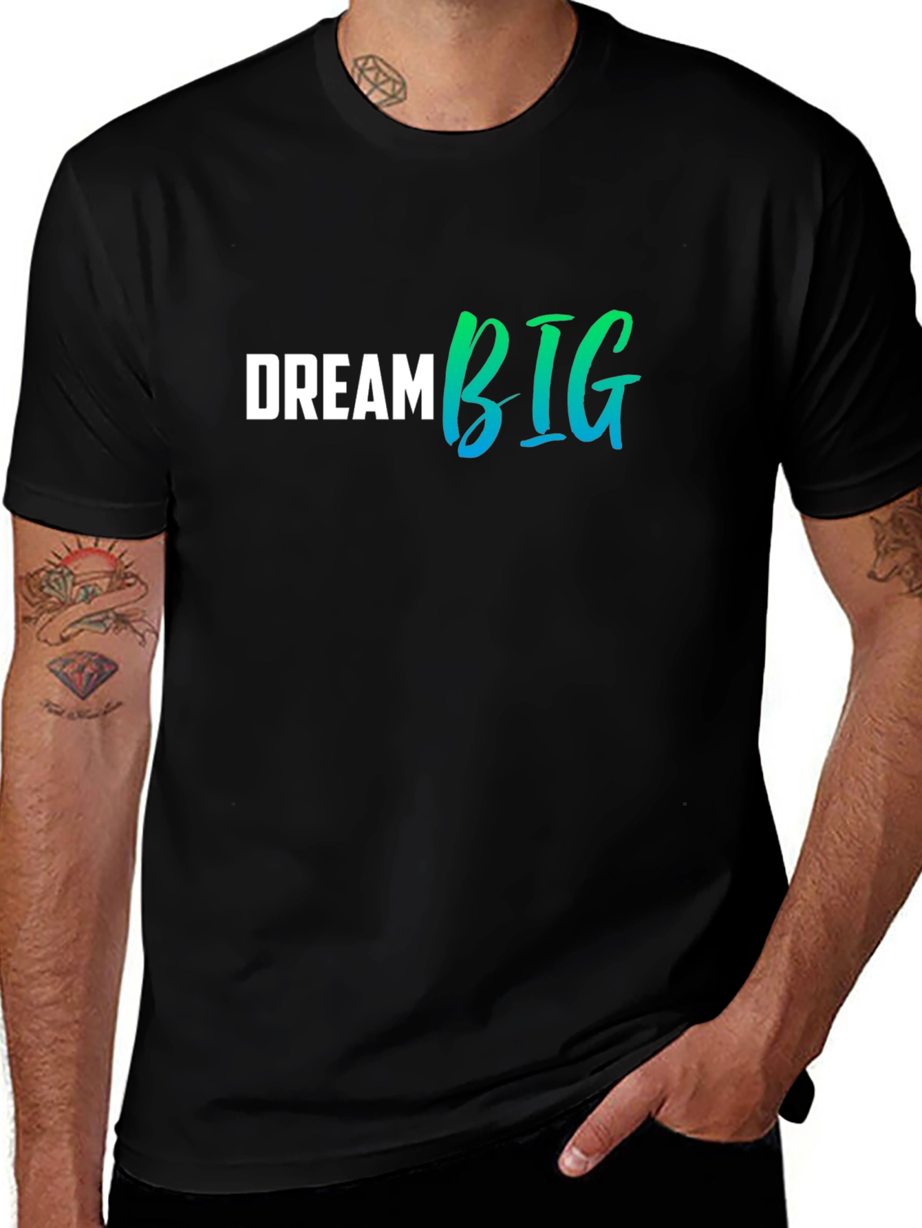 Variant 23 of Dream Big Graphic T-Shirt - Inspiring Tee