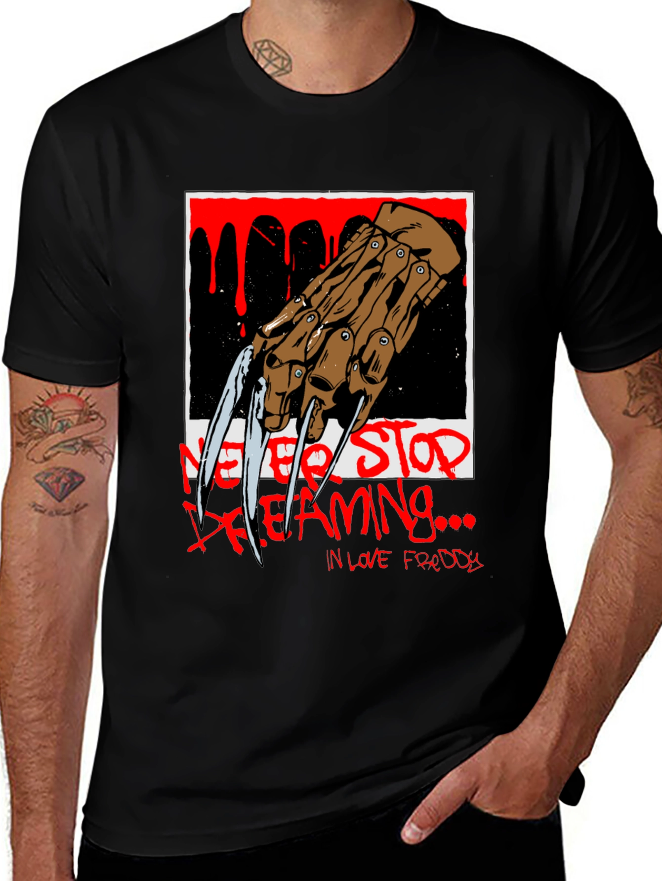 Freddy Krueger T-Shirt - Never Stop Dreaming
