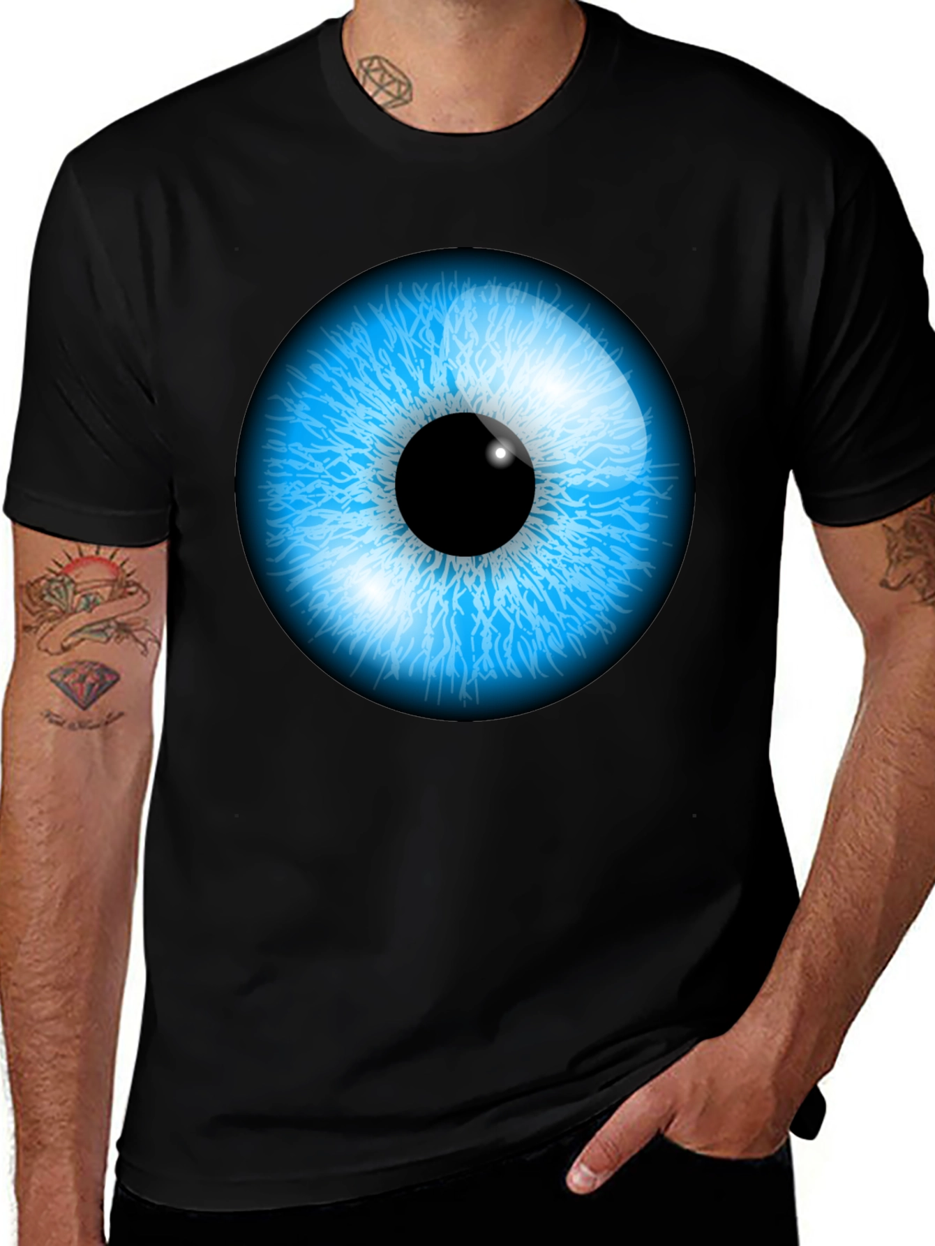 Variant 2 of Eye-Catching Graphic Print Tee