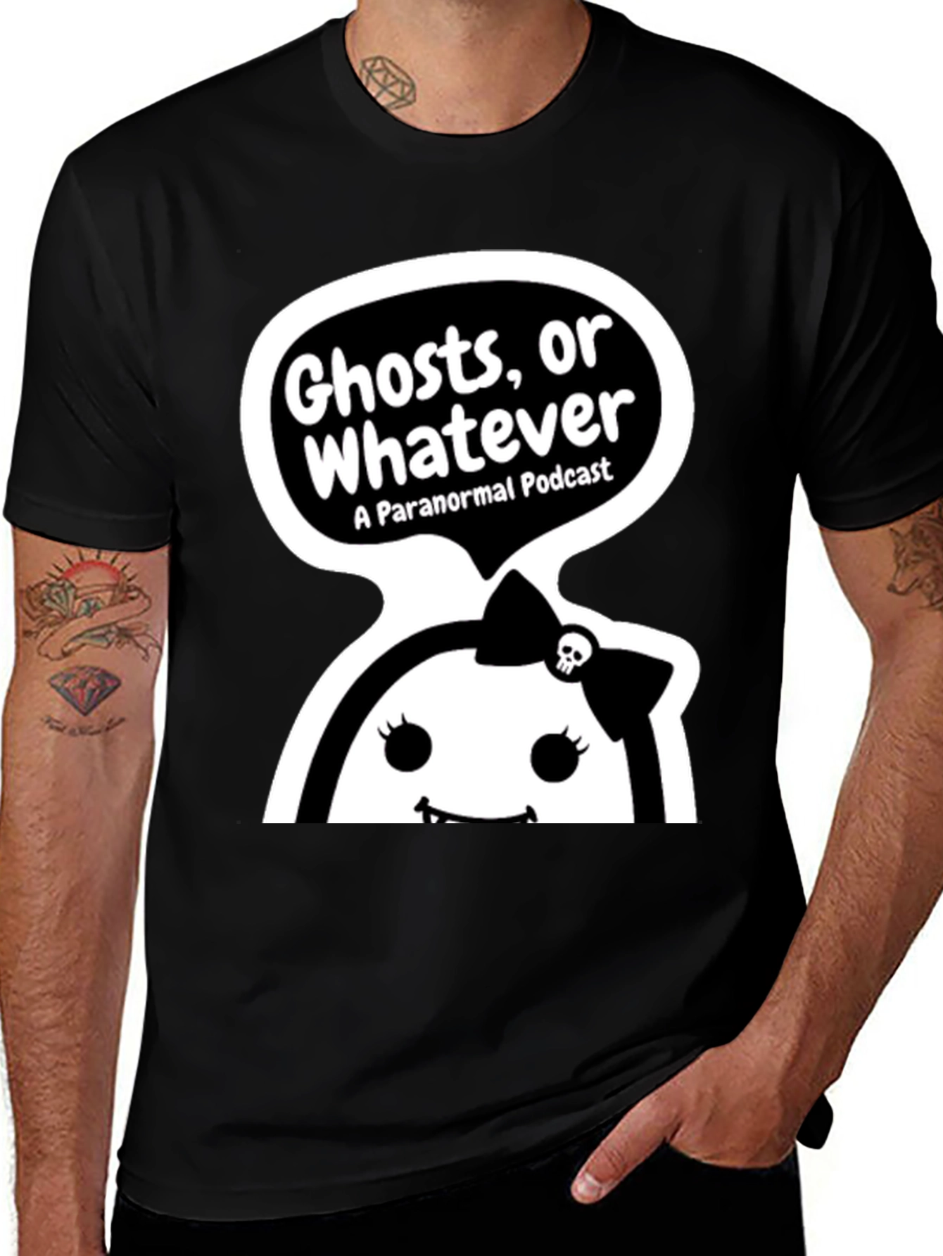 Variant 7 of Ghosts, or Whatever T-Shirt - Paranormal Podcast Tee