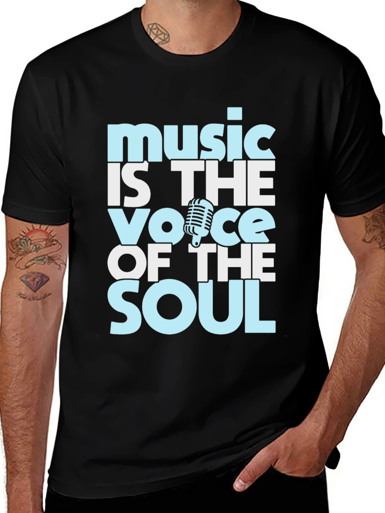 Variant 20 of Music is the Voice of the Soul Graphic T-Shirt
