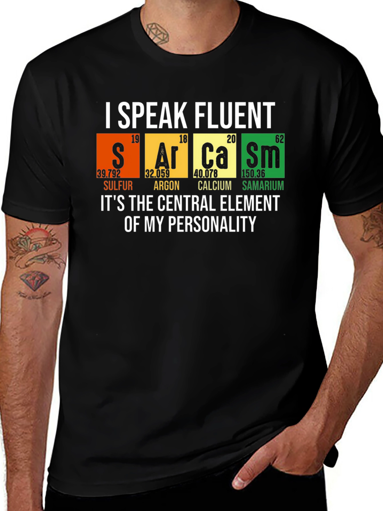Variant 16 of I Speak Fluent Sarcasm T-Shirt