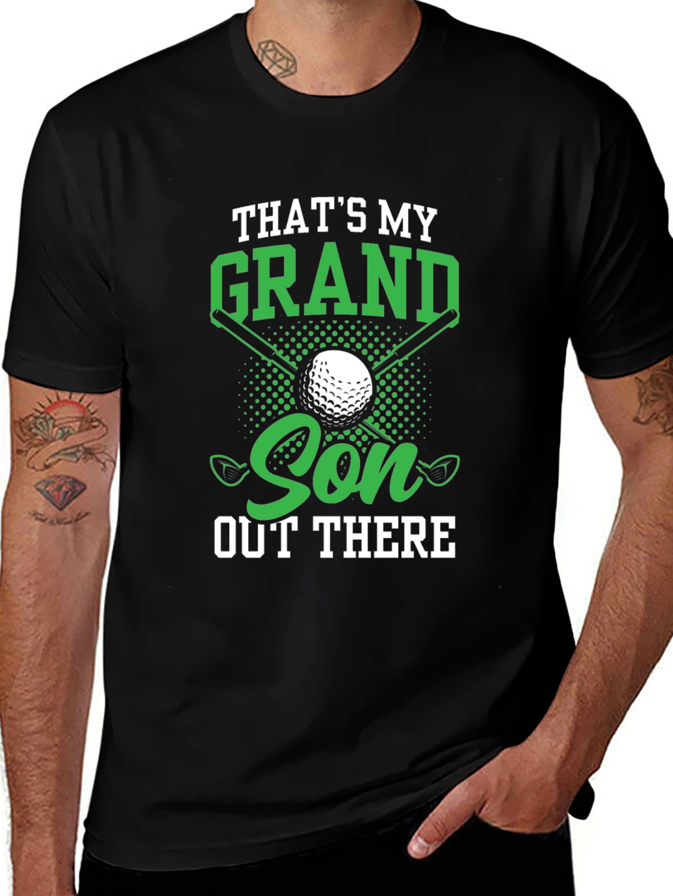 Variant 15 of That's My Grandson Out There - Golf T-Shirt