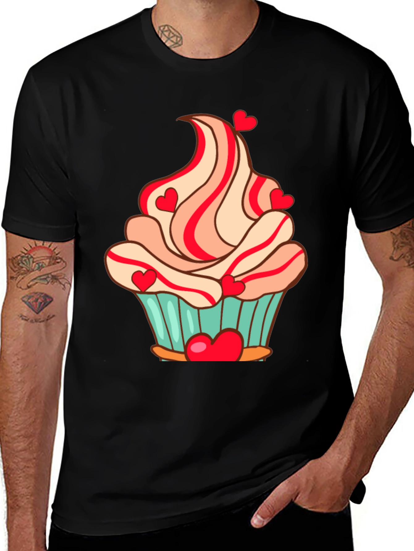 Variant 18 of Cupcake Valentine's T-Shirt