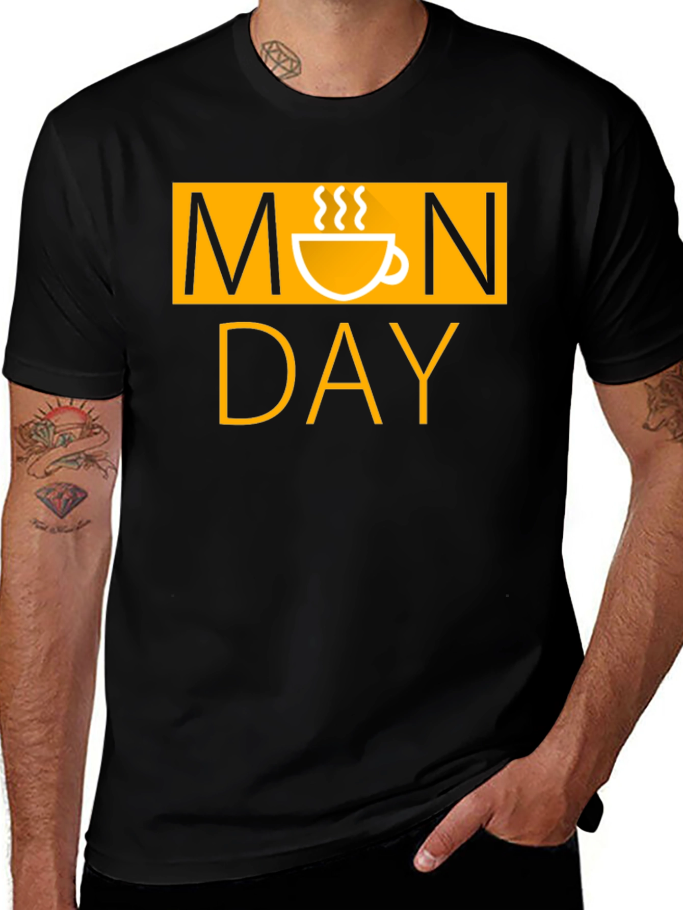 Variant 29 of Monday Coffee T-Shirt - Graphic Tee