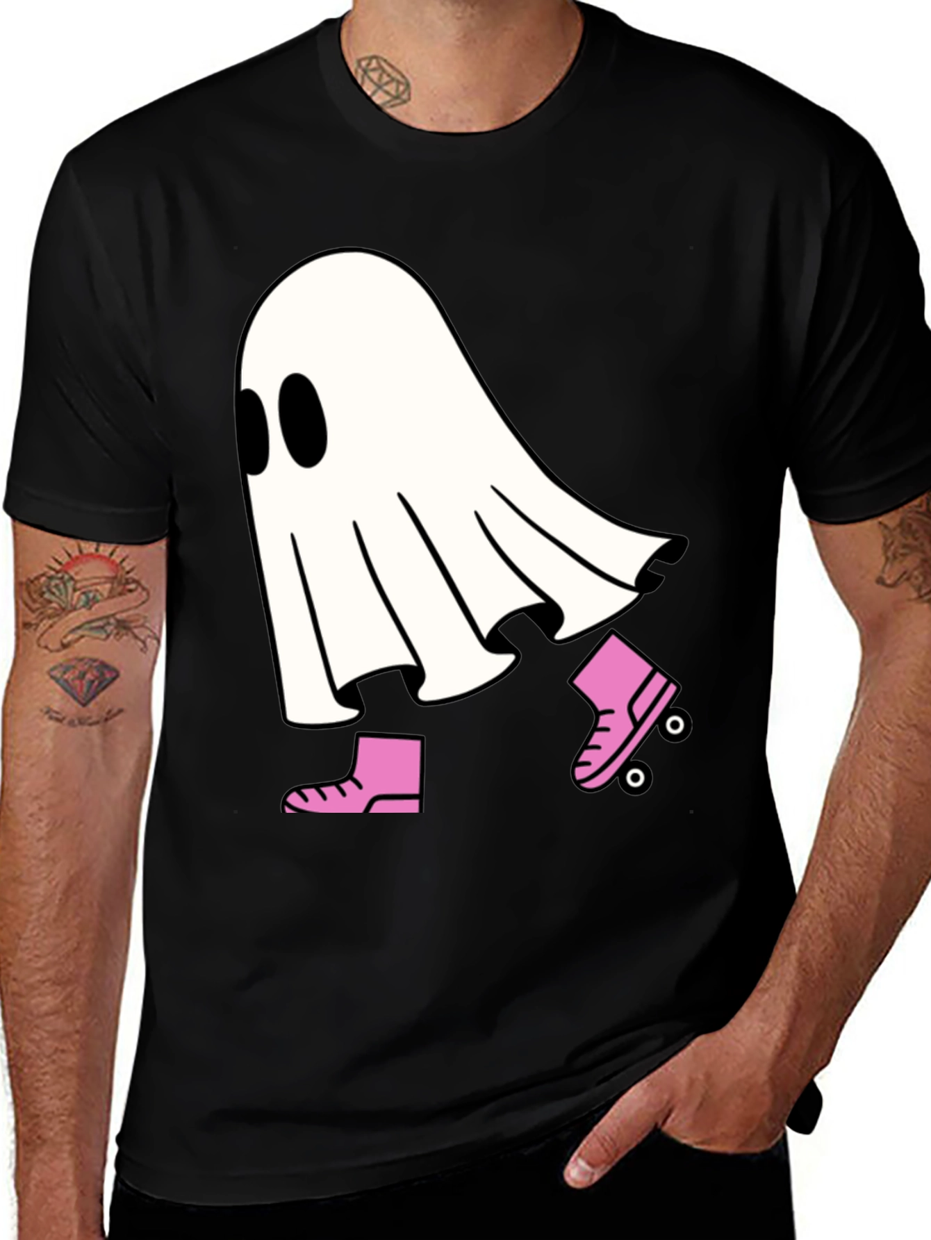Variant 11 of Ghost on Skates Graphic Tee