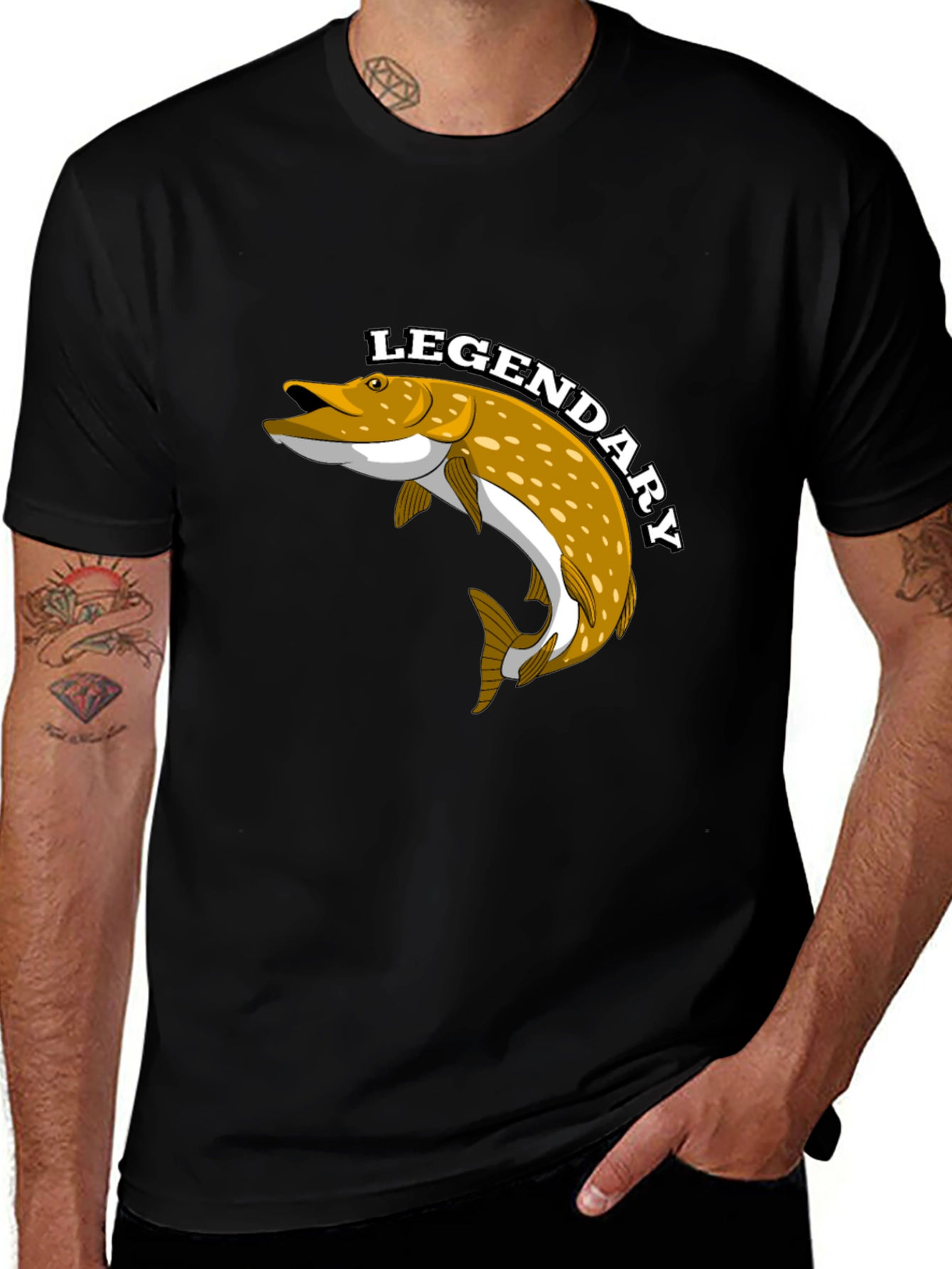 Variant 6 of Legendary Pike Fishing T-Shirt