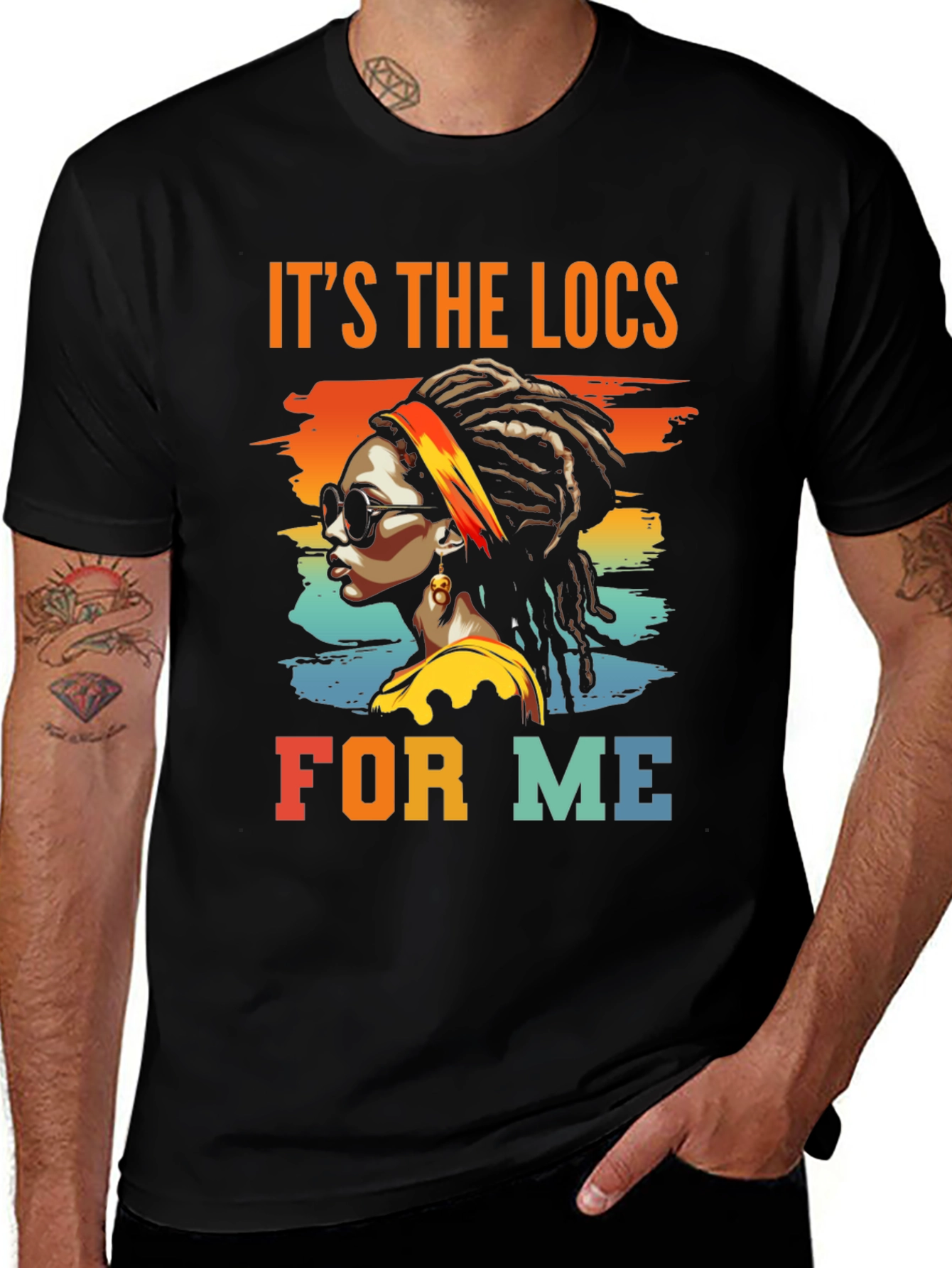 Retro Locs T-Shirt - Stylish Unisex Tee