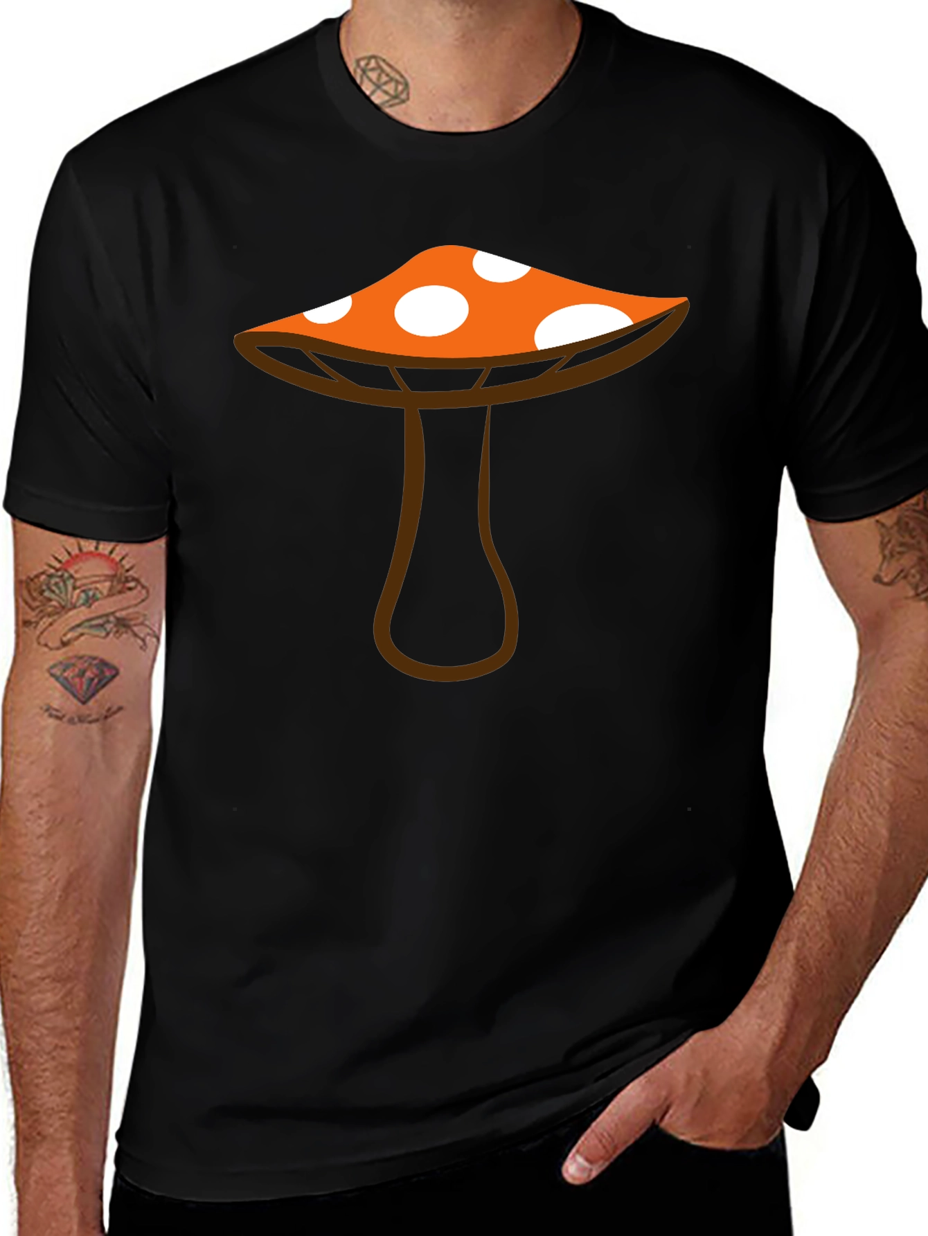 Variant 17 of Funky Mushroom Graphic Tee