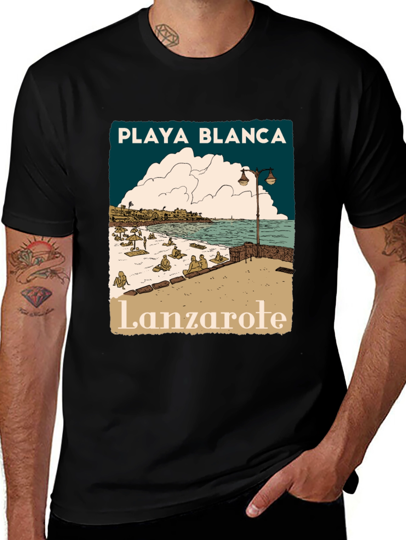Variant 29 of Playa Blanca Lanzarote Graphic T-Shirt