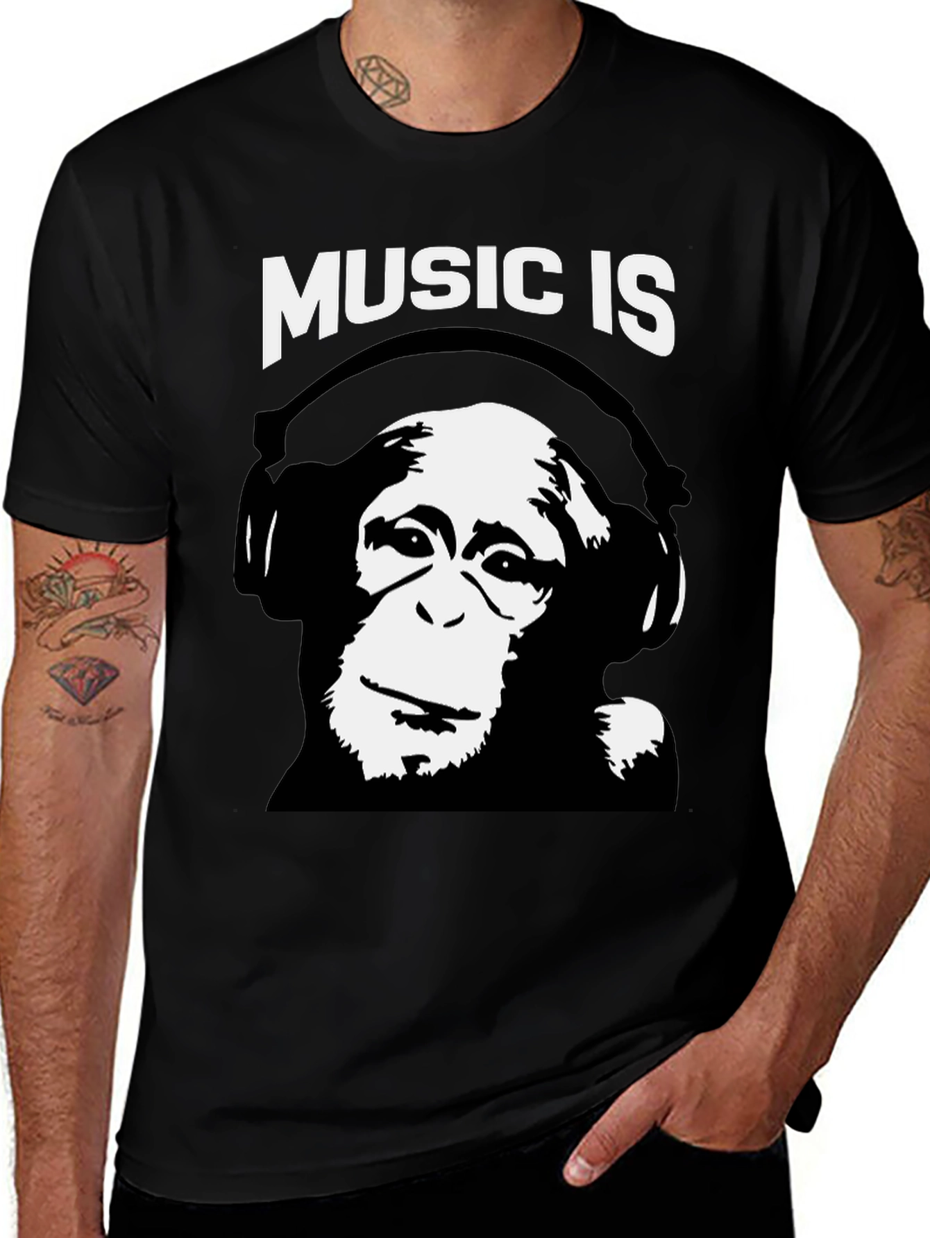 Variant 14 of Monkey Music T-Shirt