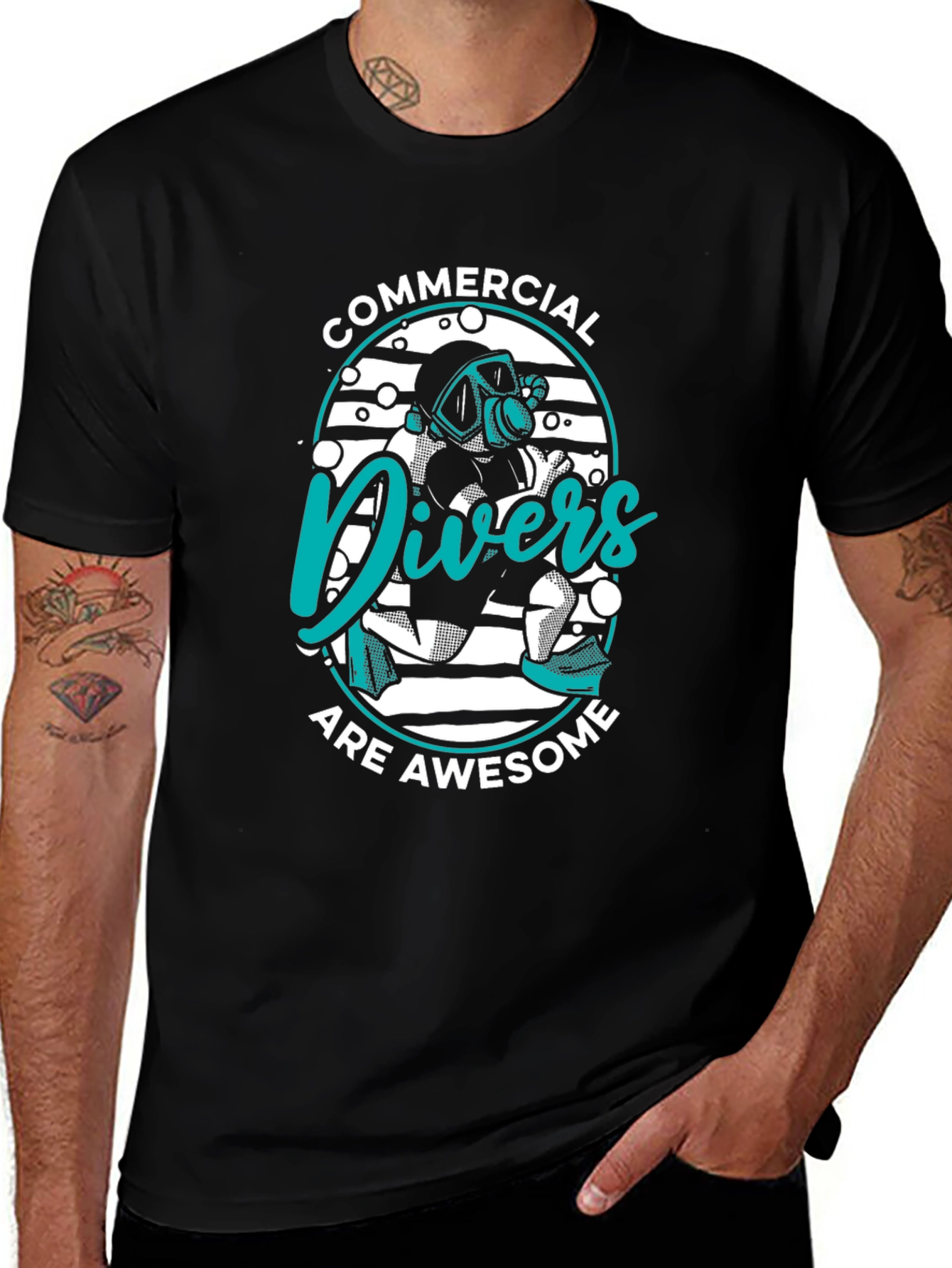 Variant 5 of Commercial Divers Awesome T-Shirt