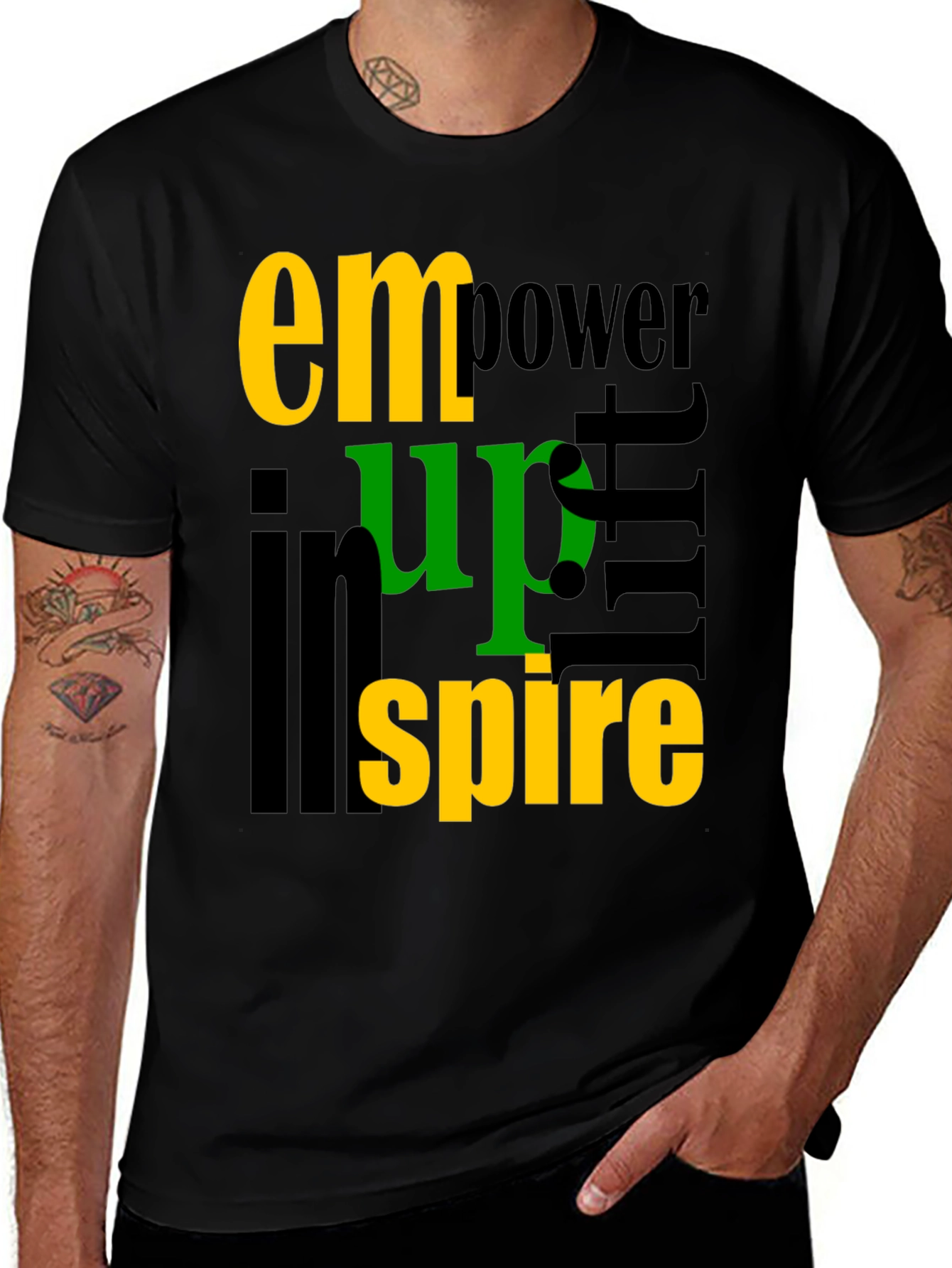 Variant 20 of Empower Uplift Inspire Graphic Tee