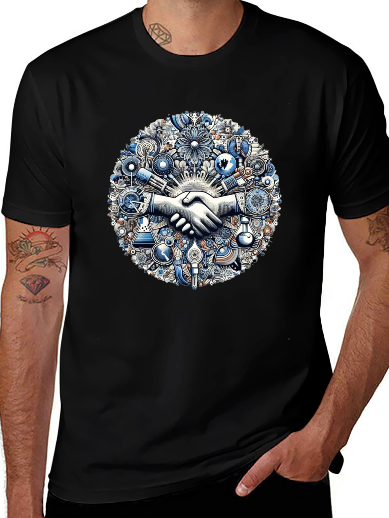 Science & Unity Graphic T-Shirt