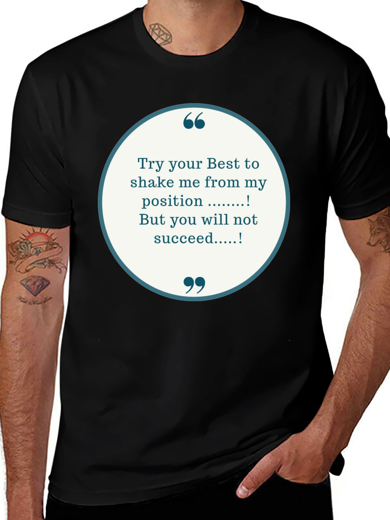 Variant 30 of Motivational T-Shirt - Try Your Best