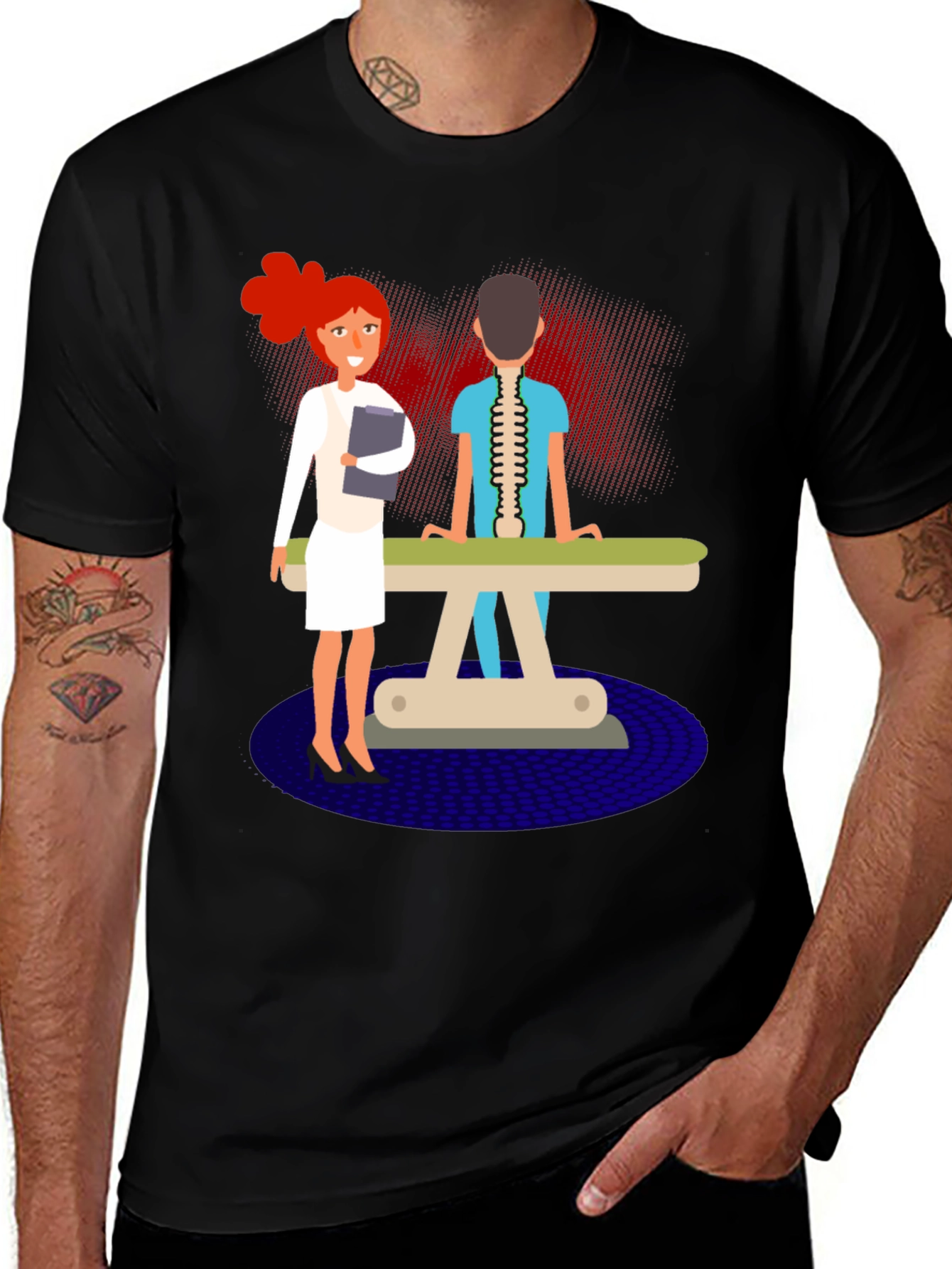 Variant 8 of Chiropractor Appointment T-Shirt: Spine Doctor Tee