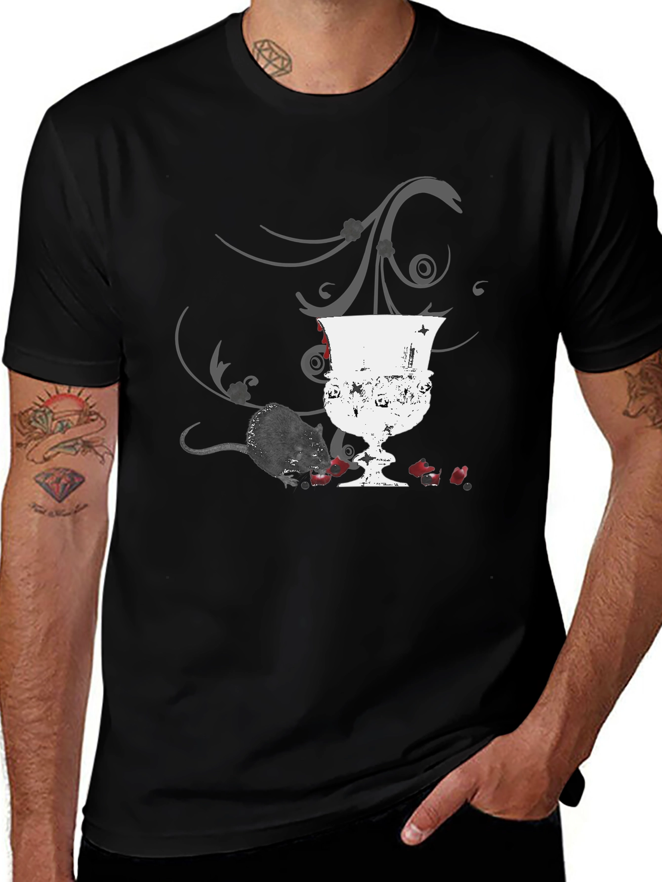 Variant 24 of Rat & Goblet Graphic Tee