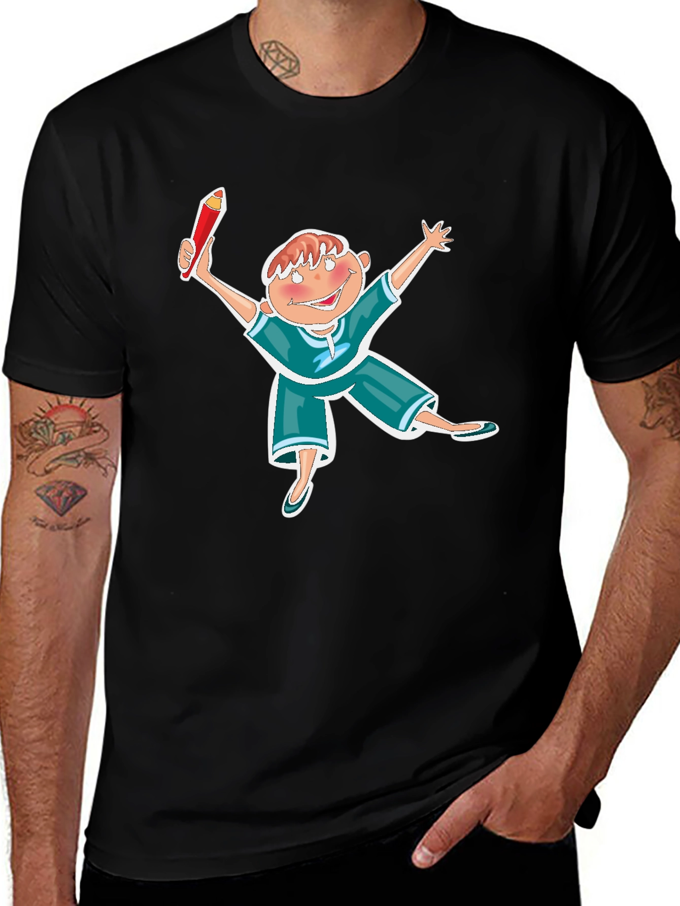 Fun Cartoon Boy T-Shirt