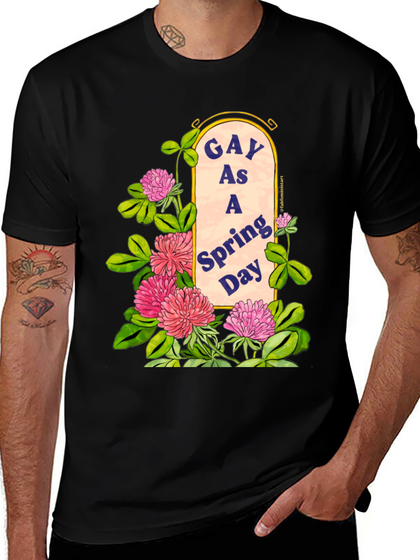 Variant 5 of Gay As A Spring Day Tee