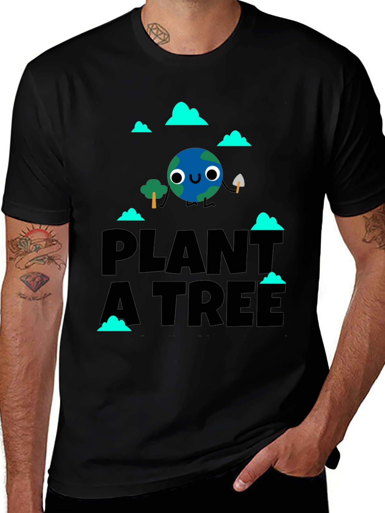 Variant 26 of Plant a Tree Graphic Tee - Eco Friendly Design