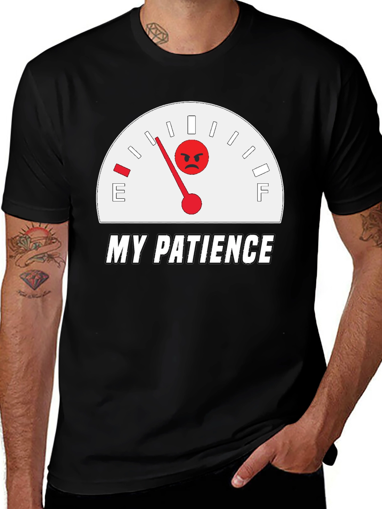 Variant 16 of My Patience Empty T-Shirt - Funny Graphic Tee