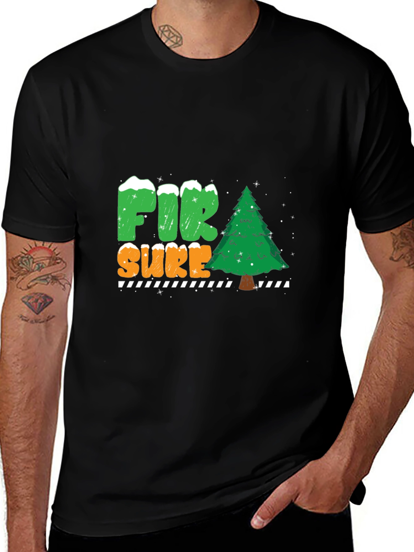Variant 6 of Fir Sure Christmas Tree Graphic Tee