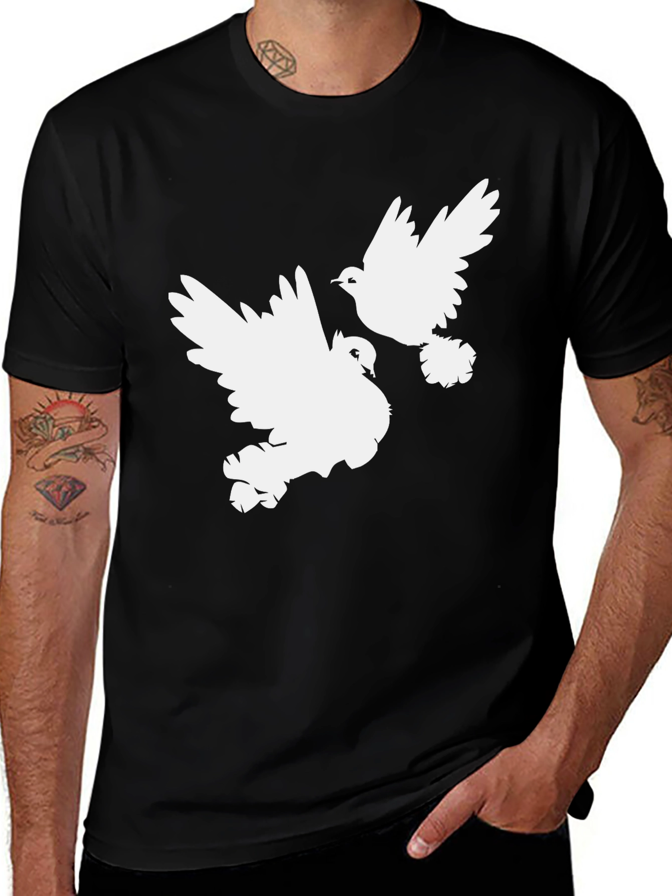 Variant 12 of Black Dove Graphic Tee