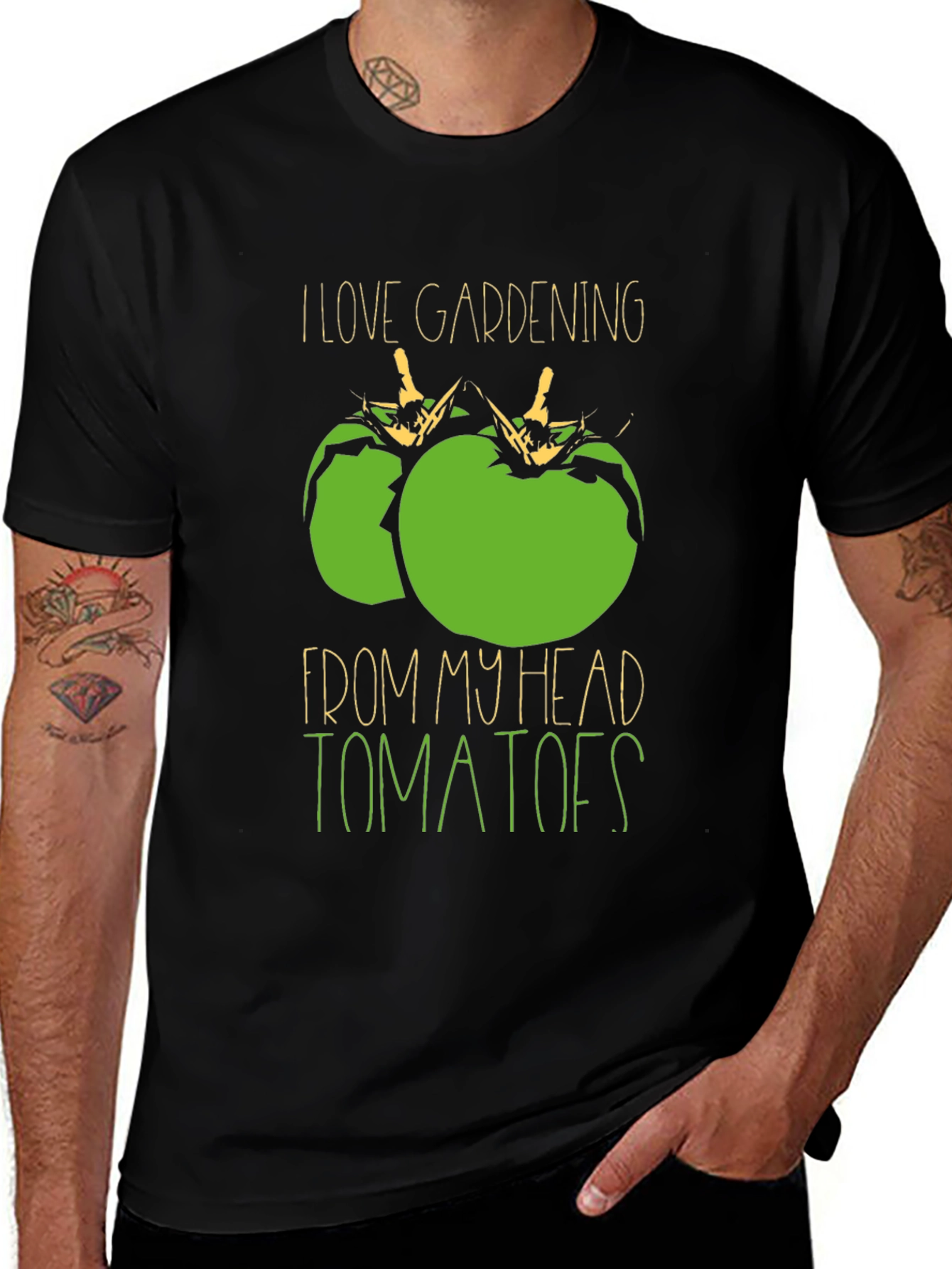 Variant 19 of Gardening Lover Tomato Graphic T-Shirt - Fun & Unique!