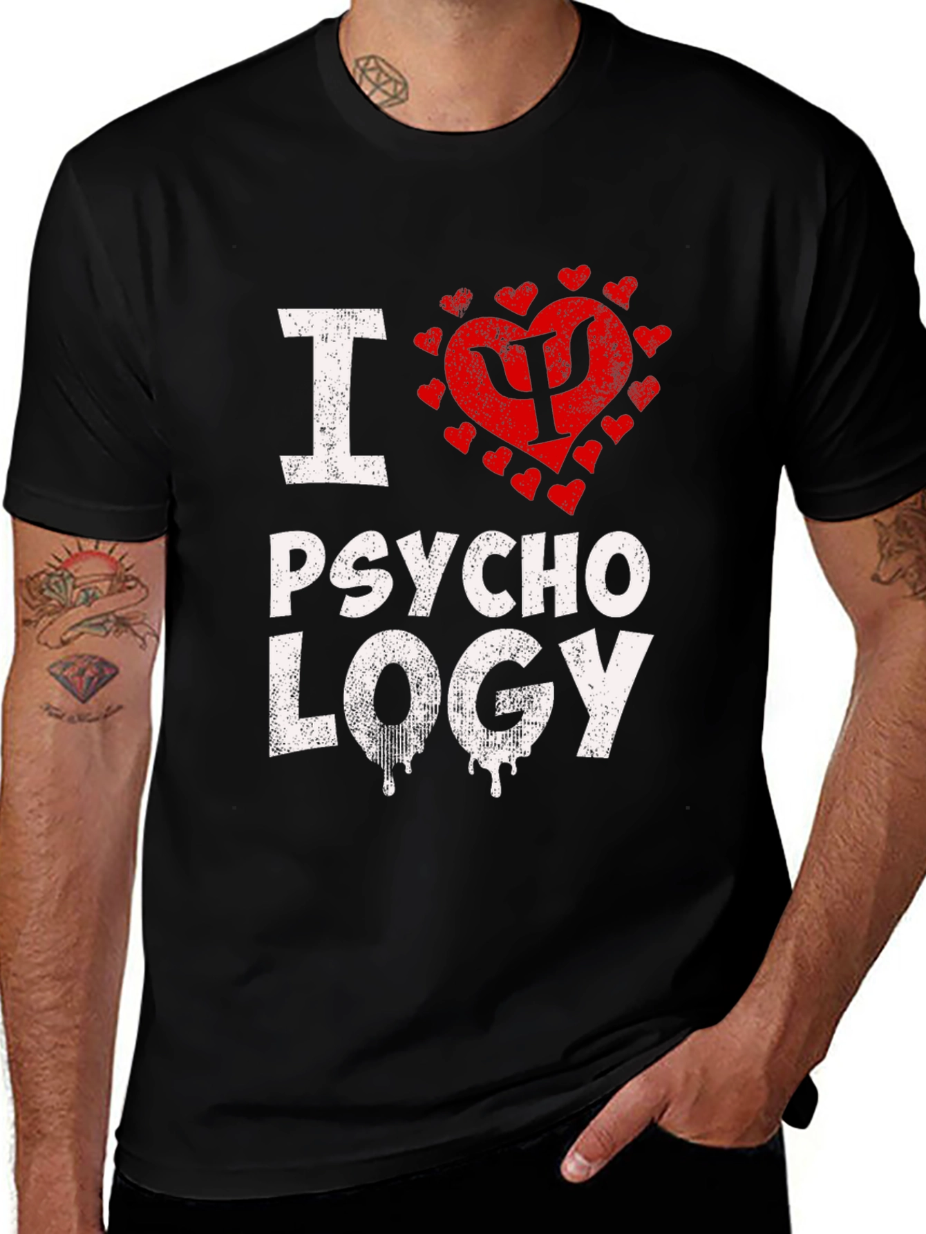 I Heart Psychology T-Shirt - Stylish & Unique Design