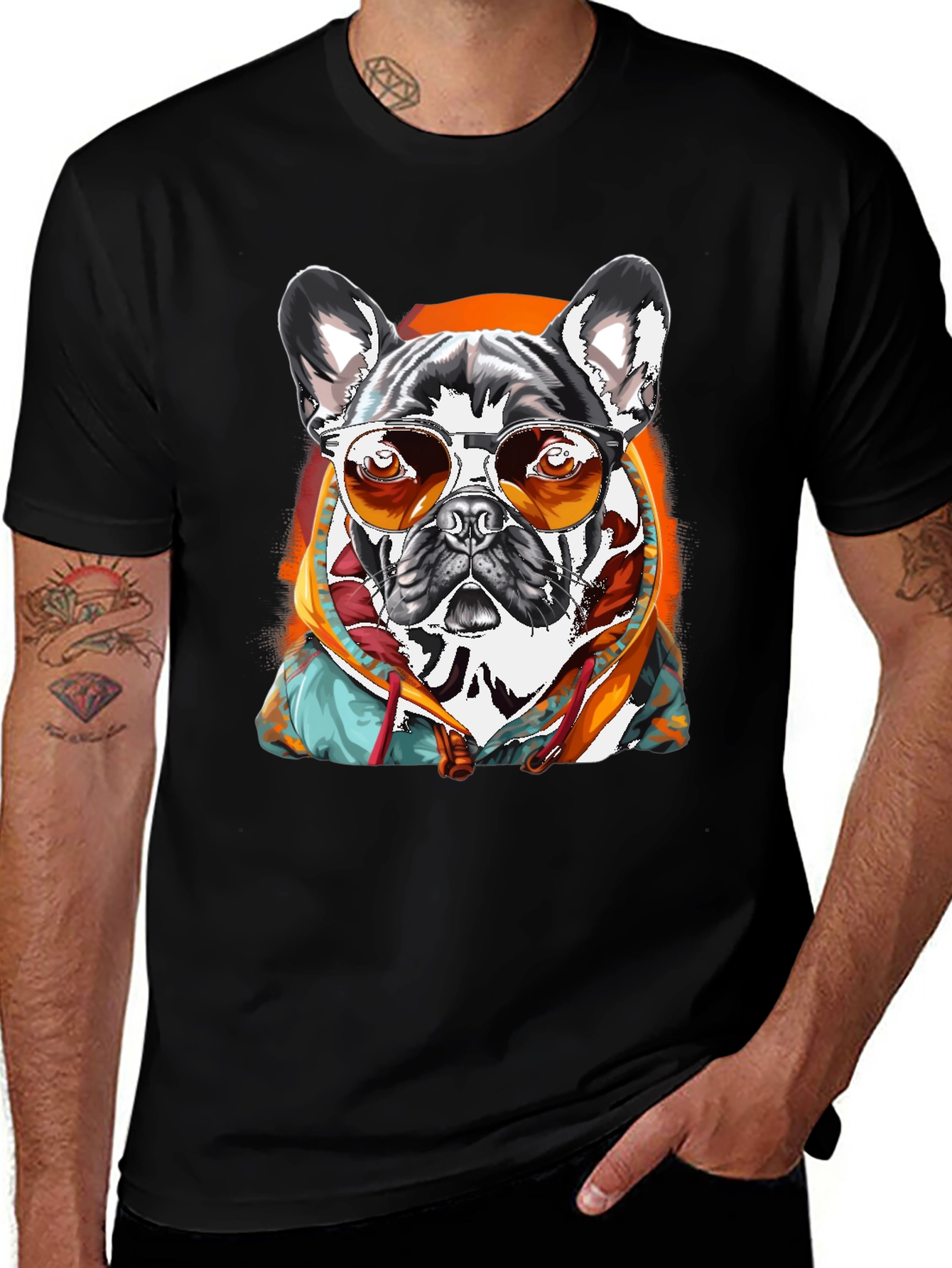 Variant 10 of Cool Dog Graphic T-Shirt