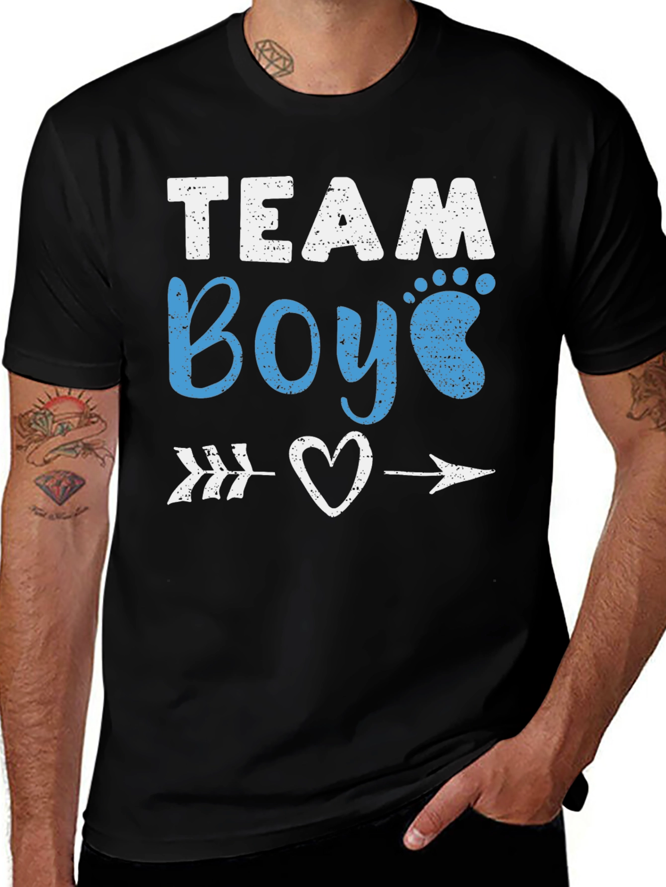 Variant 5 of Team Boy T-Shirt Gender Reveal Tee