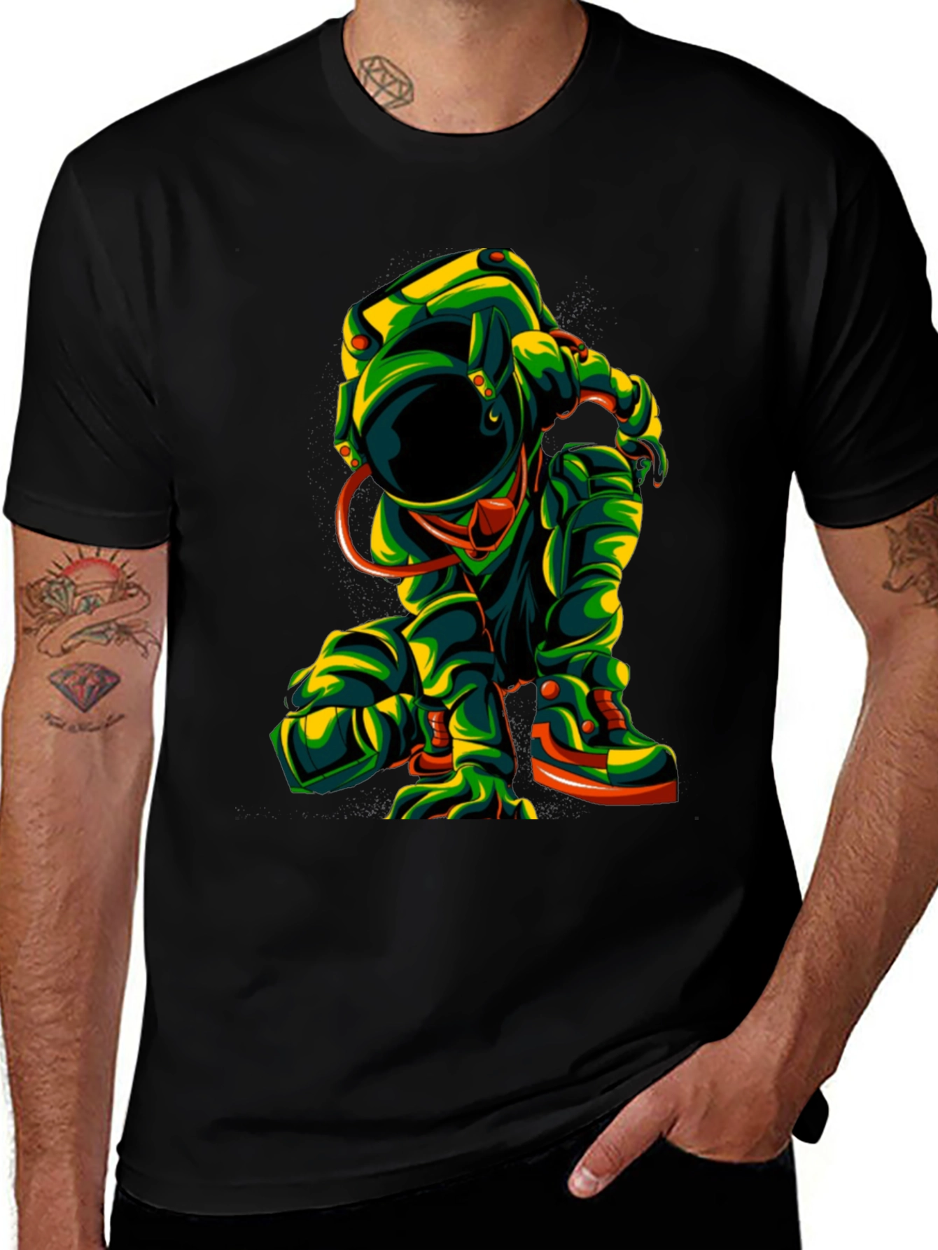 Variant 2 of Astronaut Graphic Tee - Space Adventure T-Shirt