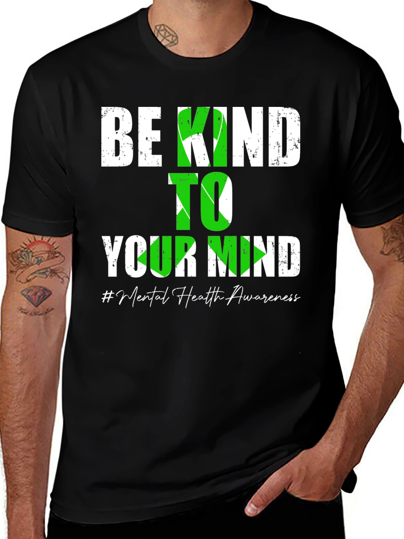 Variant 3 of Be Kind To Your Mind Mental Health Awareness Tee