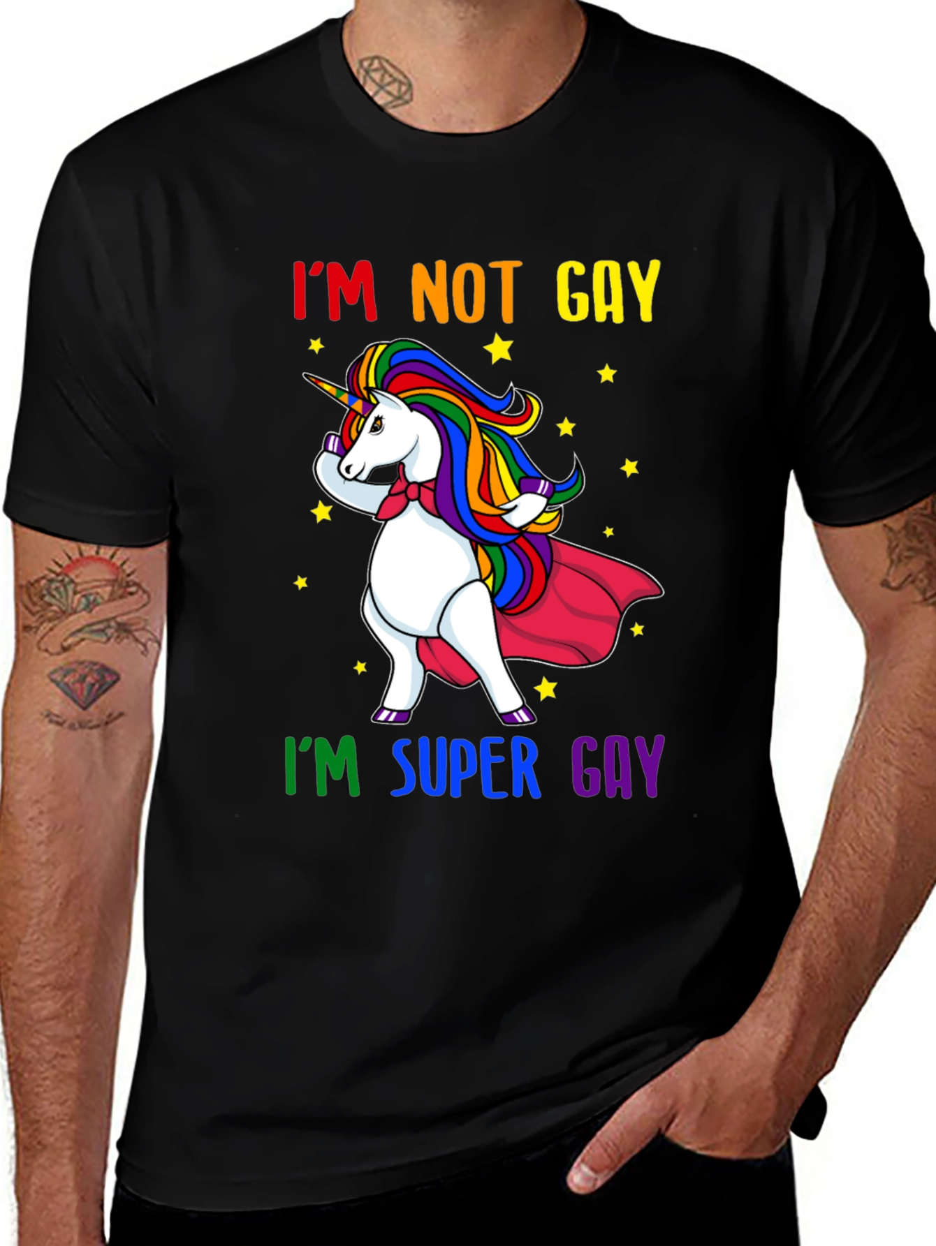Variant 18 of I'm Not Gay I'm Super Gay T-Shirt